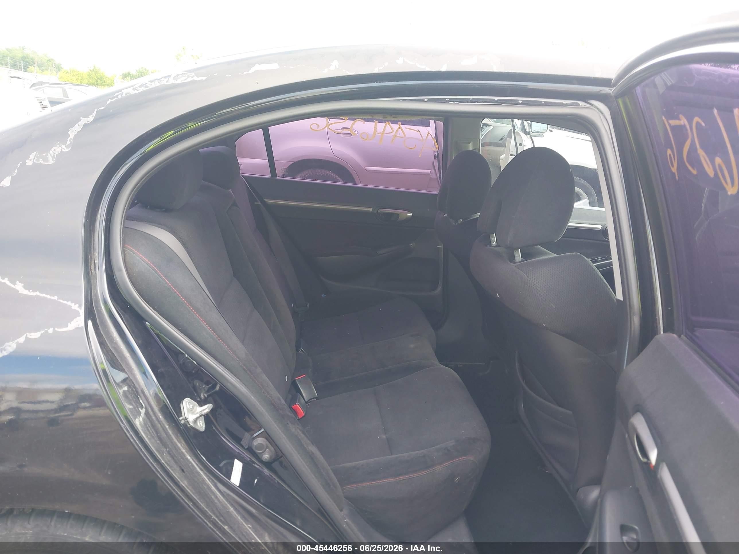 2007 Honda Civic Si Black vin: 2HGFA55527H710856
