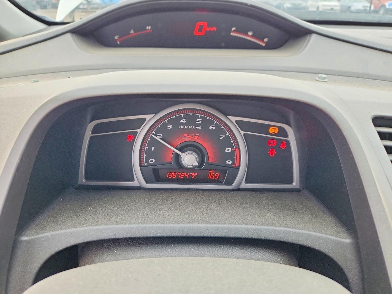 2008 Honda Civic Si White vin: 2HGFA55528H200895