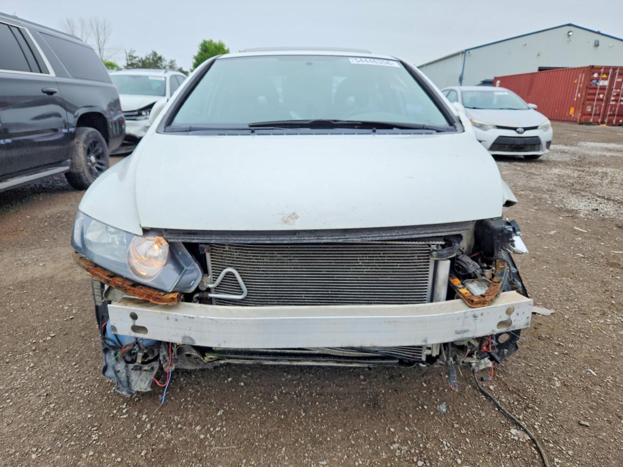 2008 Honda Civic Si White vin: 2HGFA55528H200895