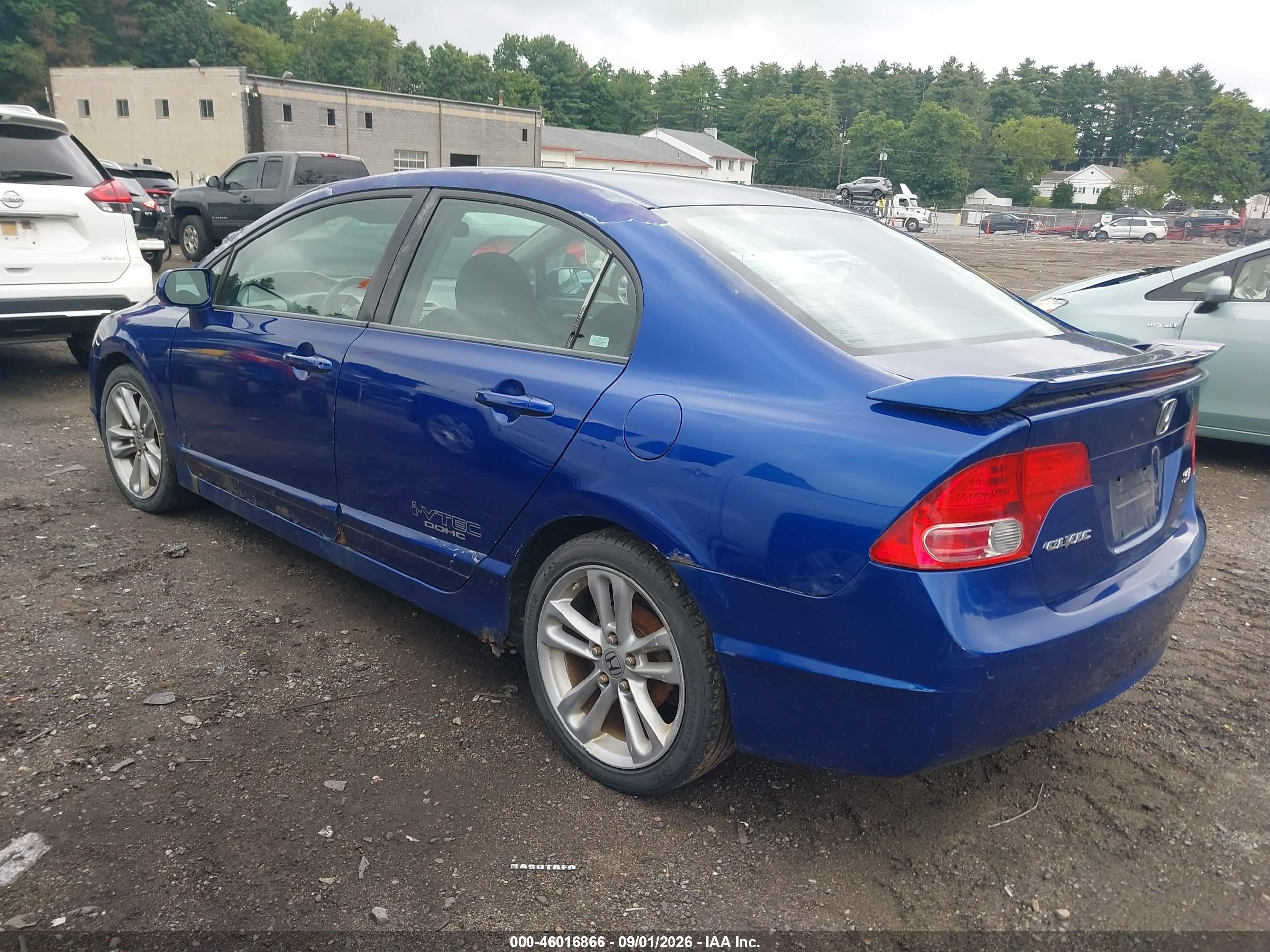 2008 Honda Civic Si/si Mugen Blue vin: 2HGFA55528H700233