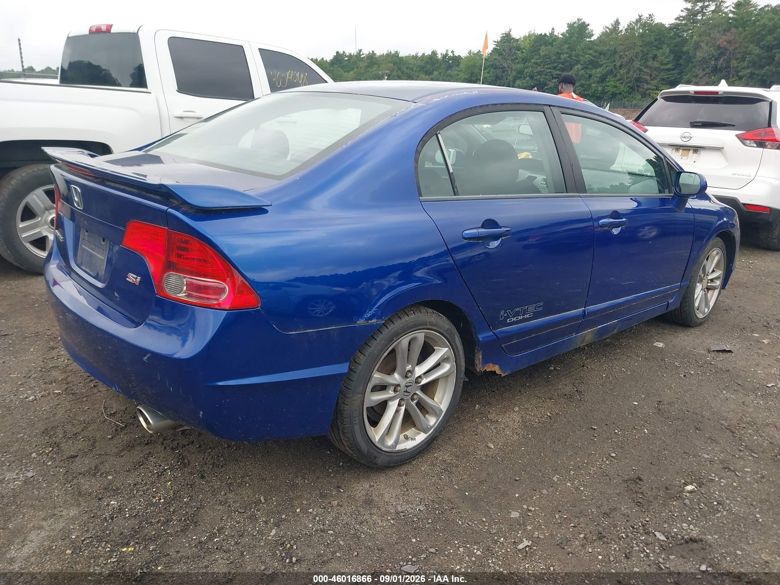 2008 Honda Civic Si/si Mugen Blue vin: 2HGFA55528H700233