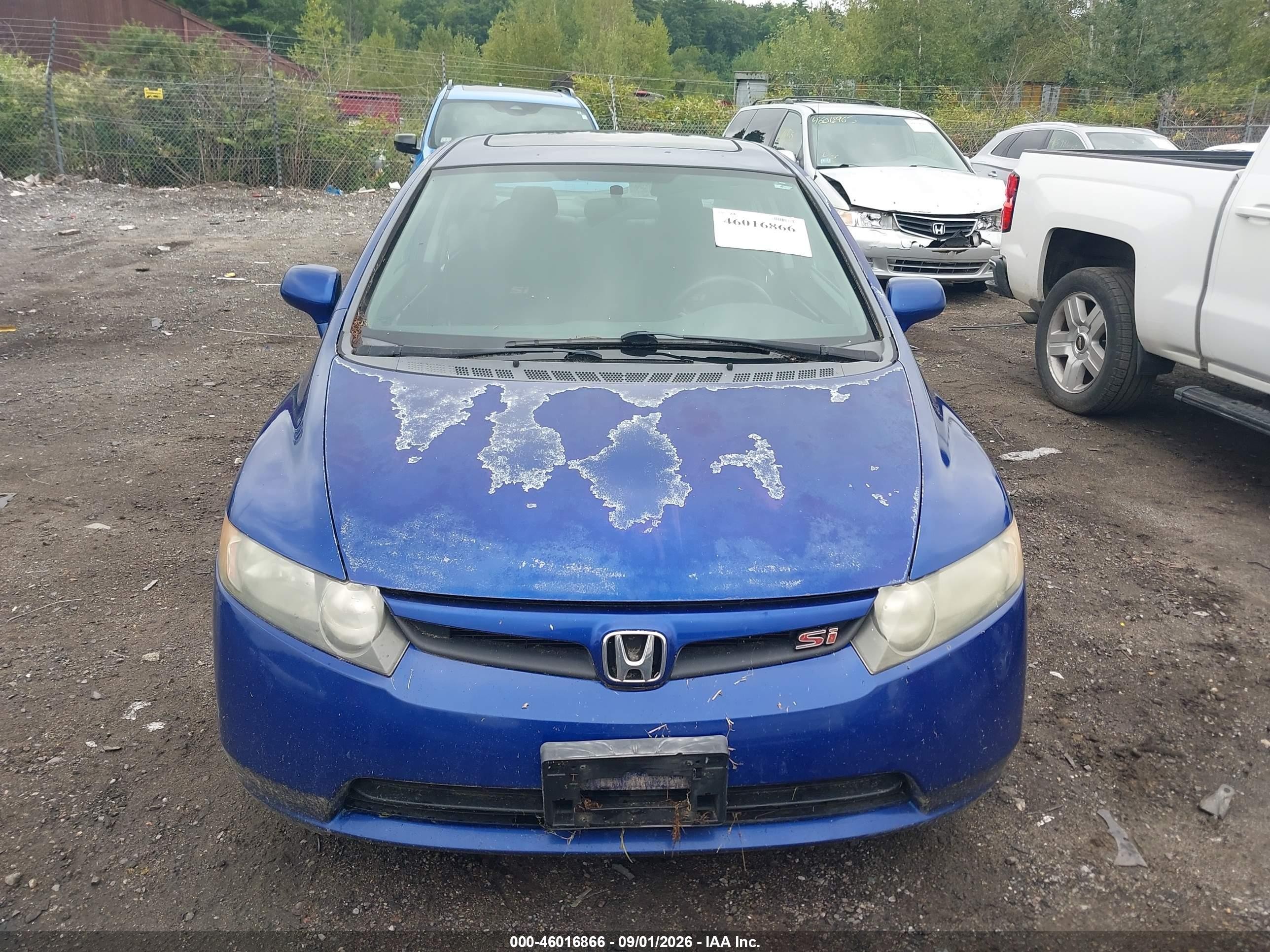 2008 Honda Civic Si/si Mugen Blue vin: 2HGFA55528H700233