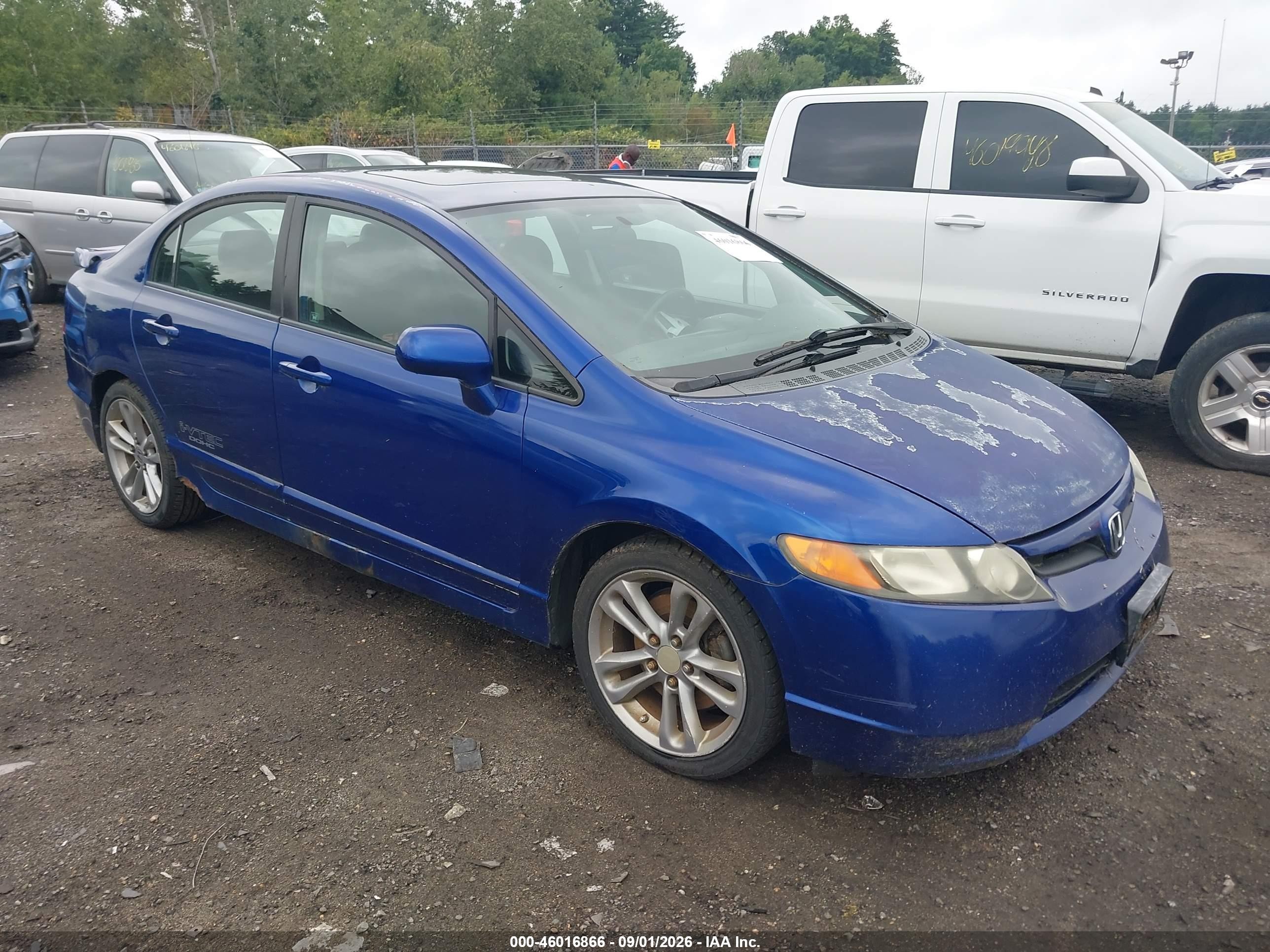 2008 Honda Civic Si/si Mugen Blue vin: 2HGFA55528H700233