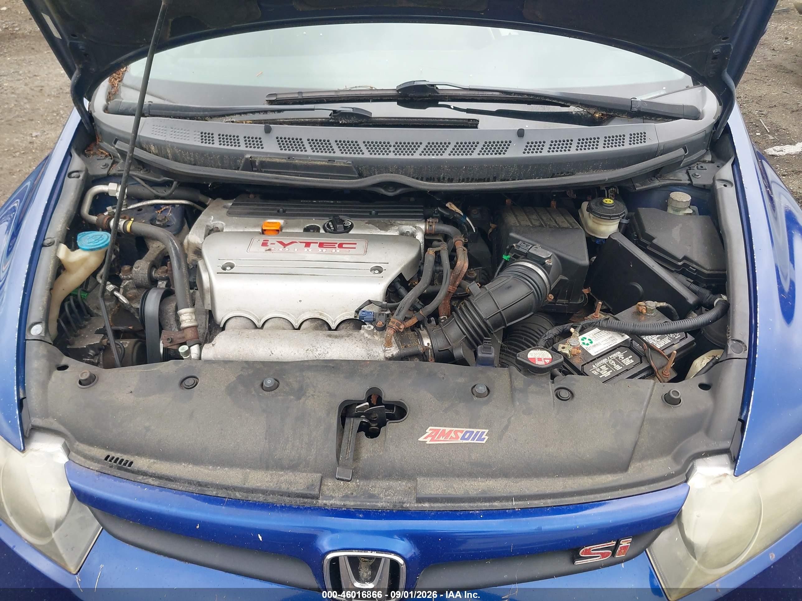 2008 Honda Civic Si/si Mugen Blue vin: 2HGFA55528H700233