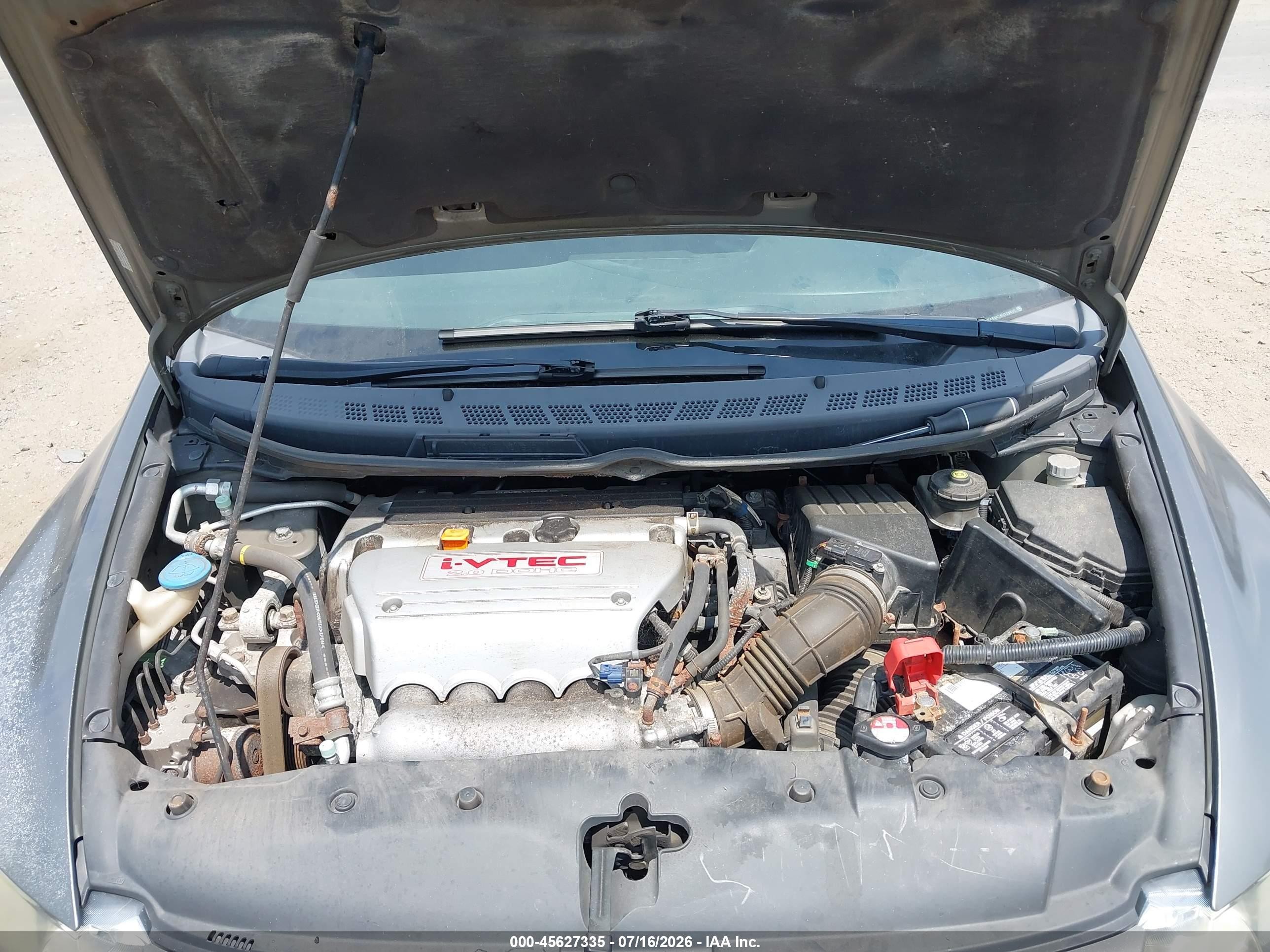 2008 Honda Civic Si/si Mugen Gray vin: 2HGFA55528H705402