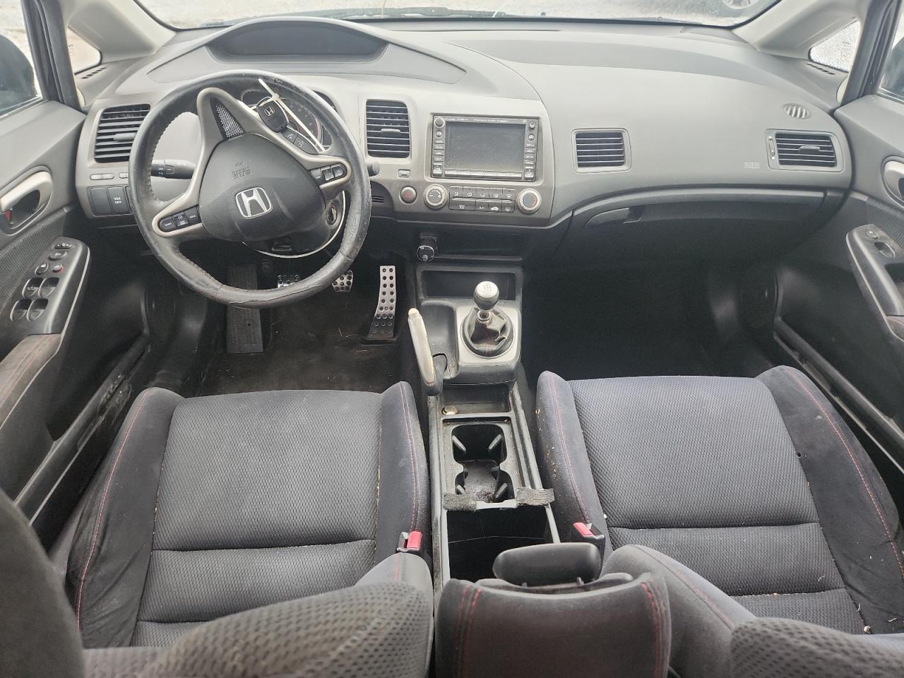 2008 Honda Civic Si Black vin: 2HGFA55528H707392