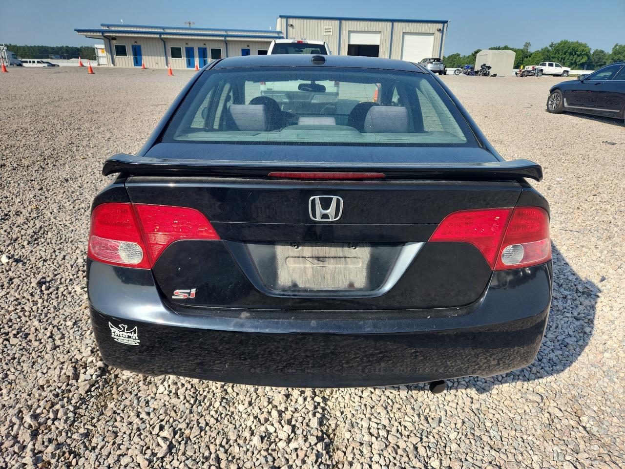 2008 Honda Civic Si Black vin: 2HGFA55528H707392