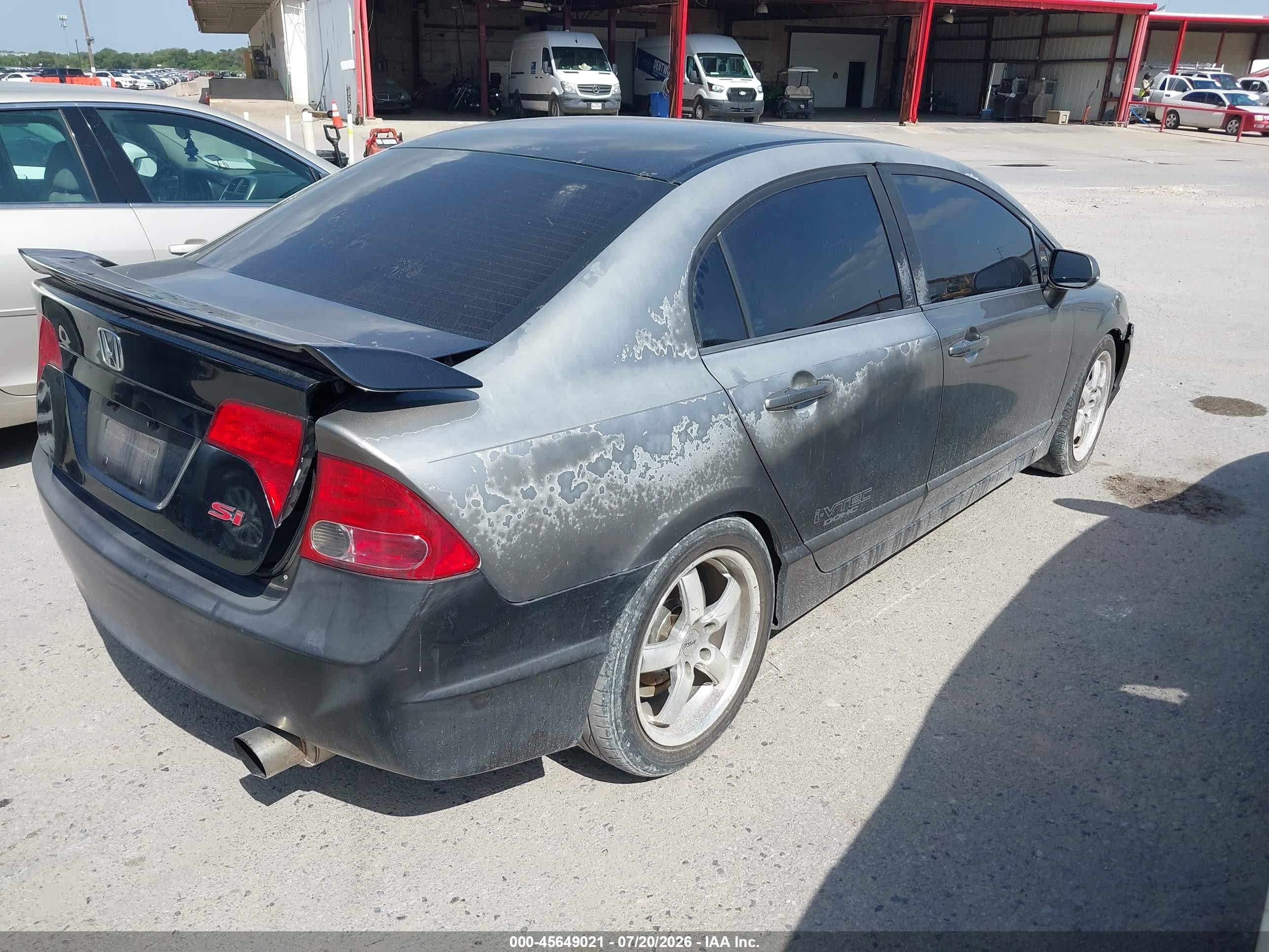 2008 Honda Civic Si/si Mugen Silver vin: 2HGFA55528H711443