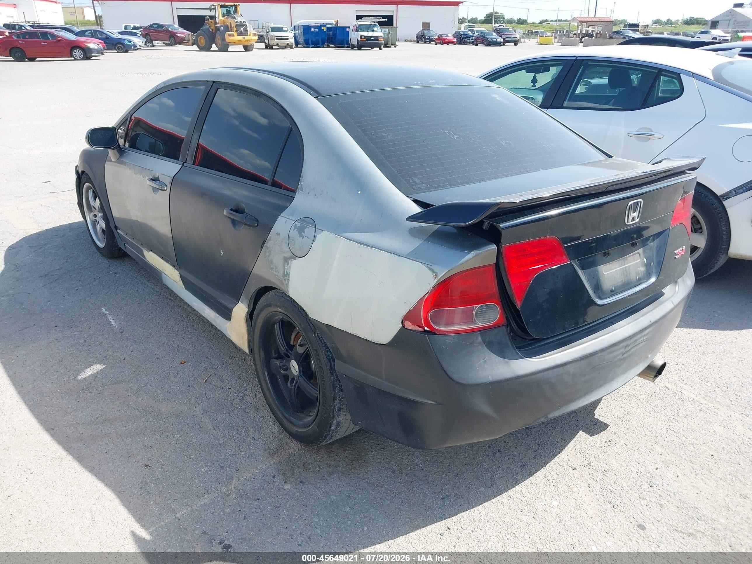 2008 Honda Civic Si/si Mugen Silver vin: 2HGFA55528H711443