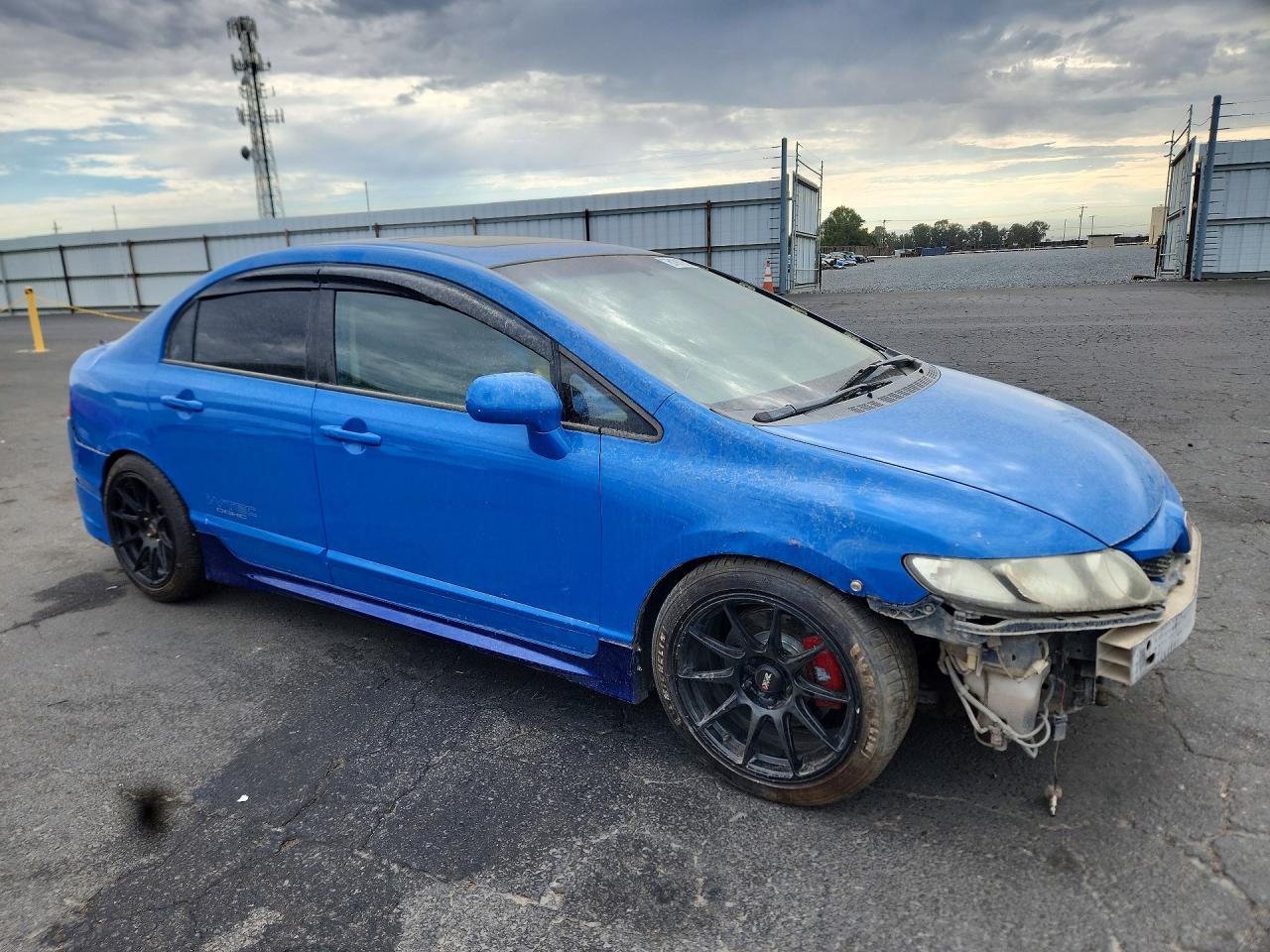 2009 Honda Civic Si Blue vin: 2HGFA55529H703621