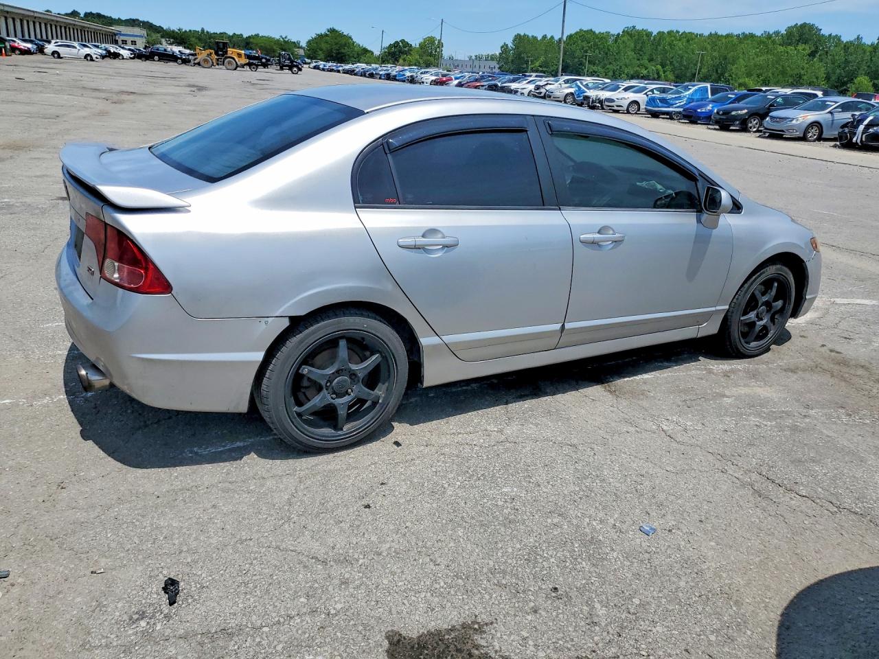 2007 Honda Civic Si Серебряный vin: 2HGFA55537H700904