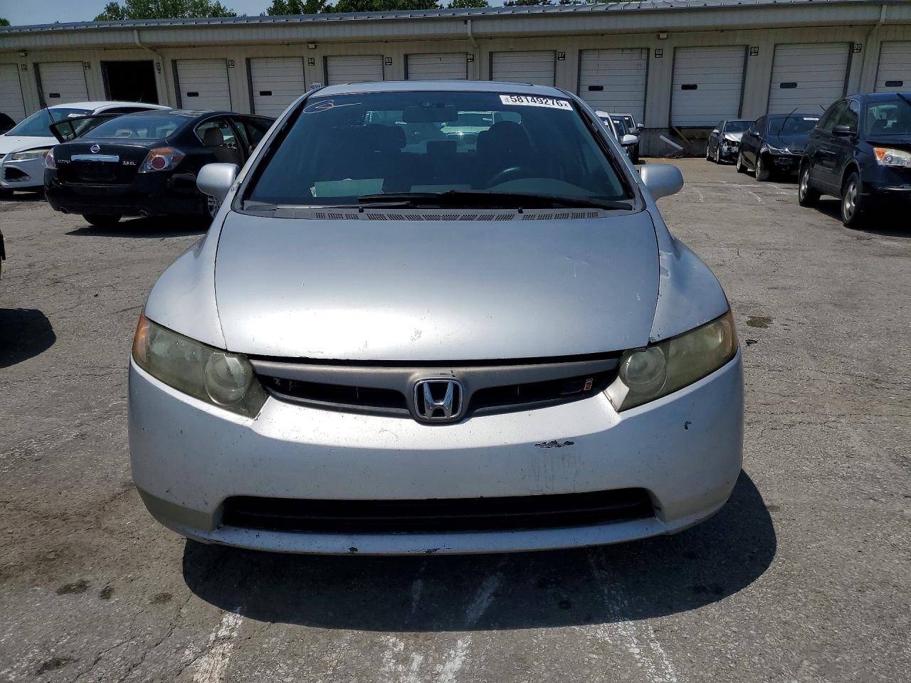 2007 Honda Civic Si Серебряный vin: 2HGFA55537H700904