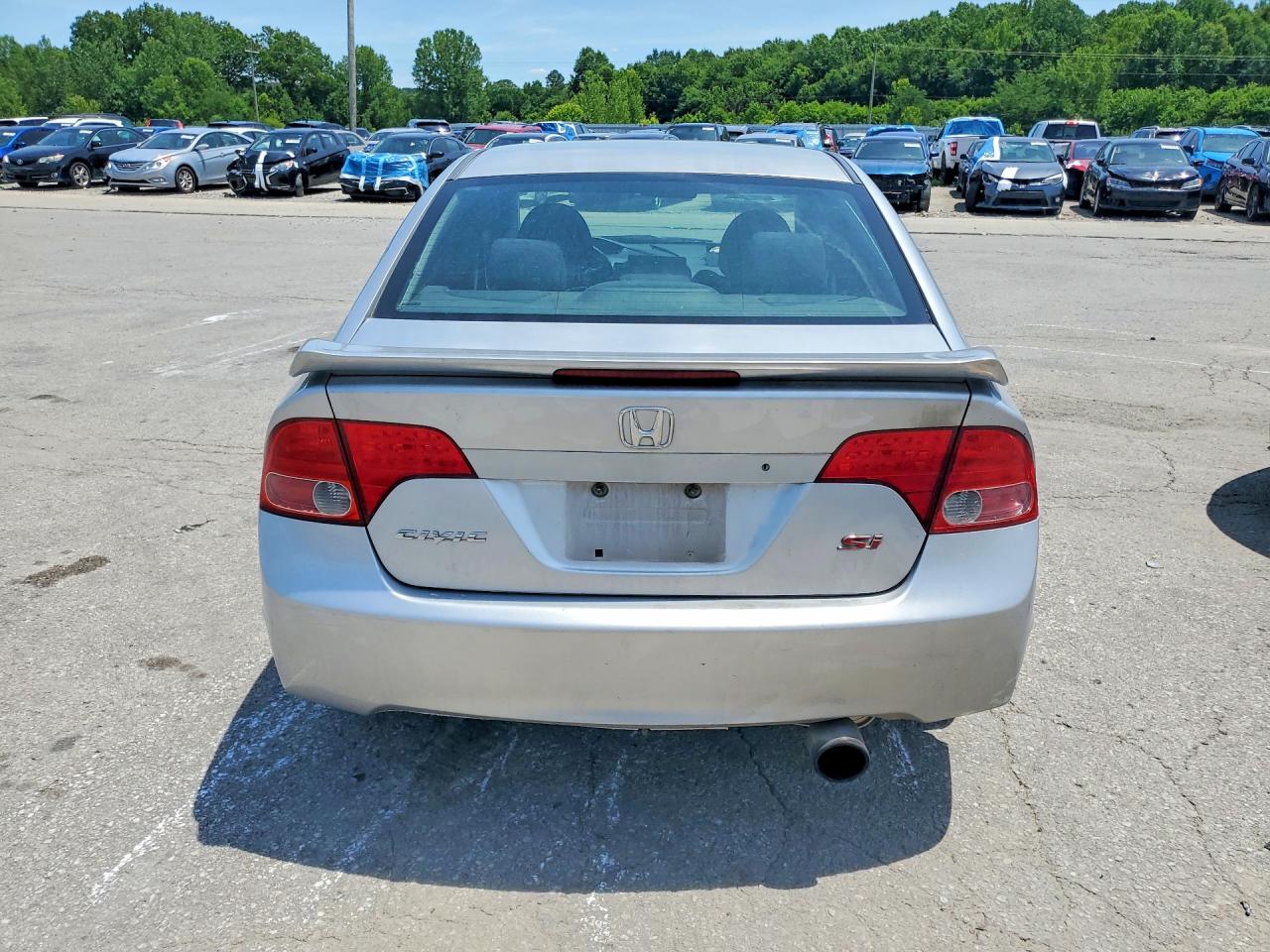 2007 Honda Civic Si Серебряный vin: 2HGFA55537H700904
