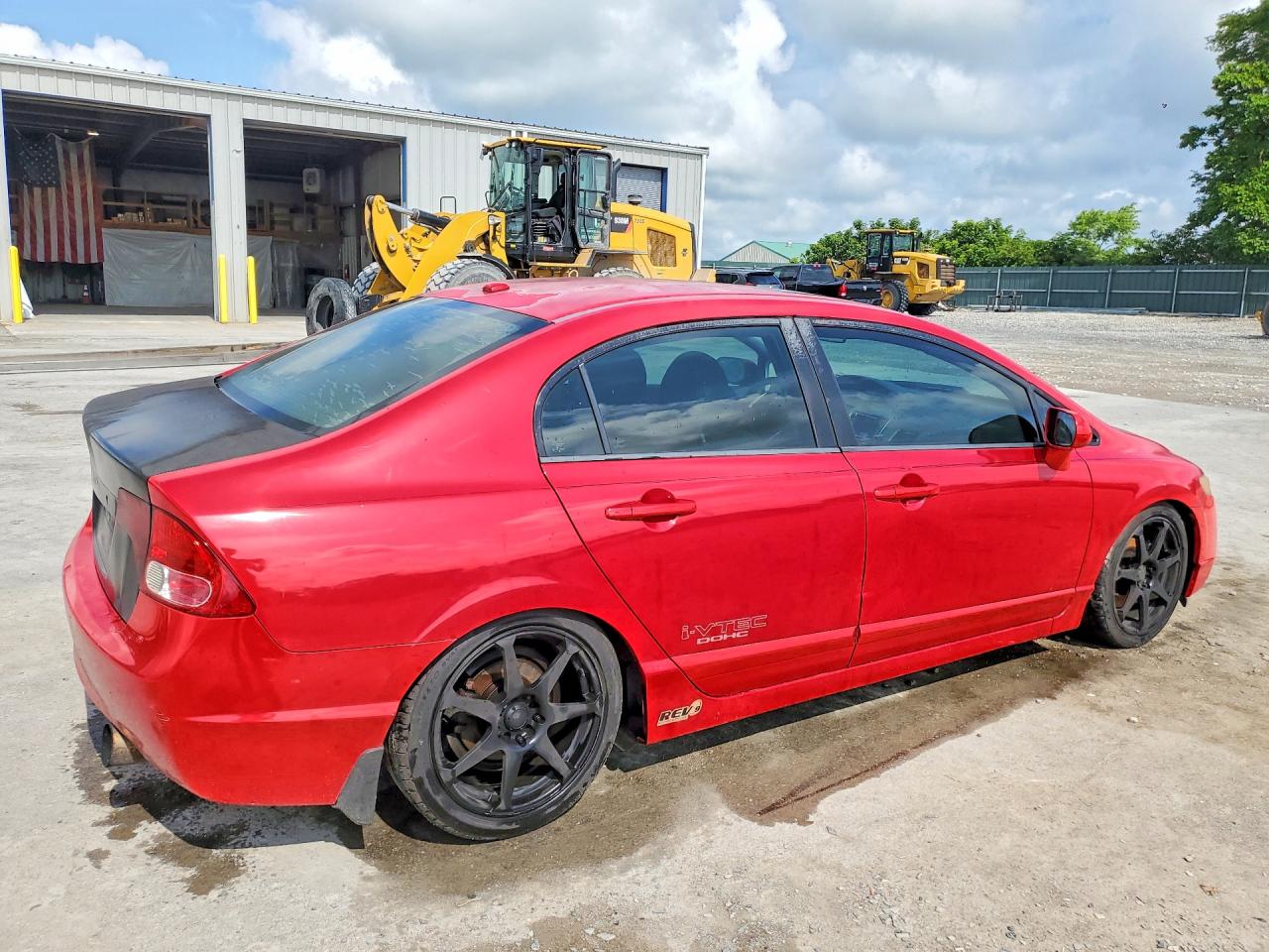 2007 Honda Civic Si Красный vin: 2HGFA55537H705763