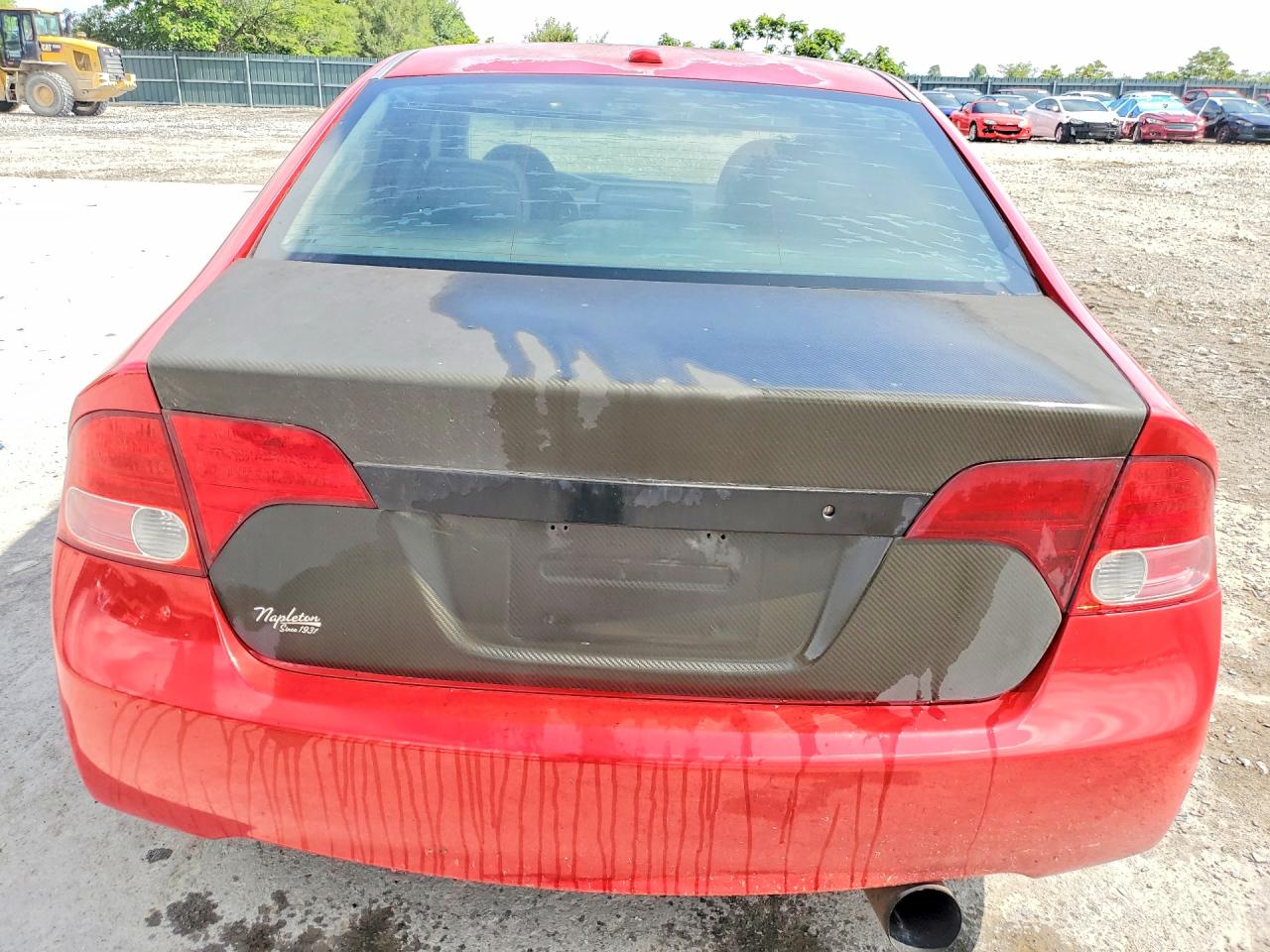 2007 Honda Civic Si Красный vin: 2HGFA55537H705763