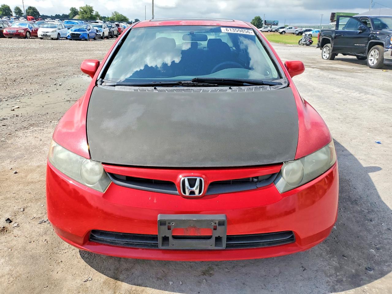 2007 Honda Civic Si Красный vin: 2HGFA55537H705763
