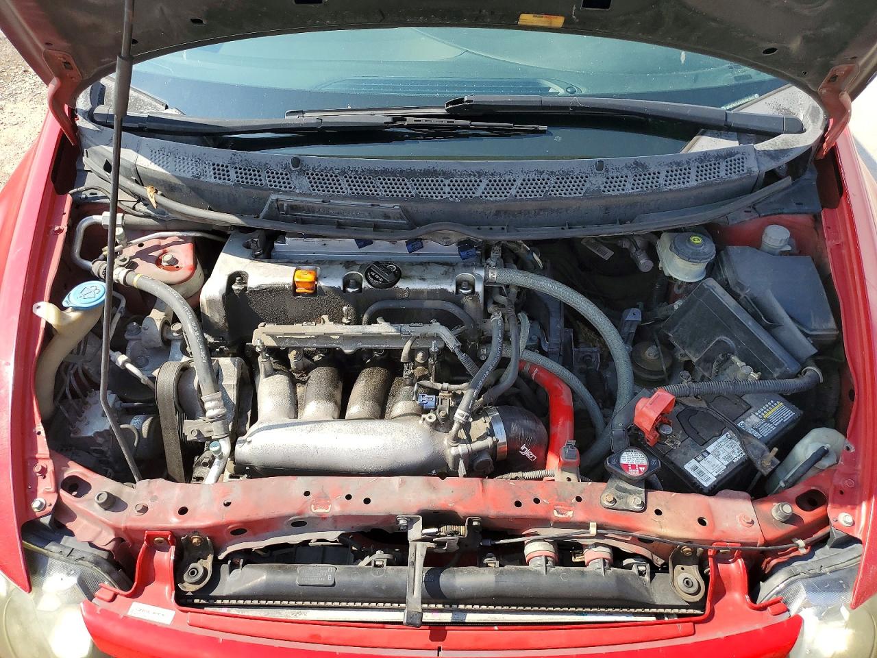 2007 Honda Civic Si Красный vin: 2HGFA55537H705763