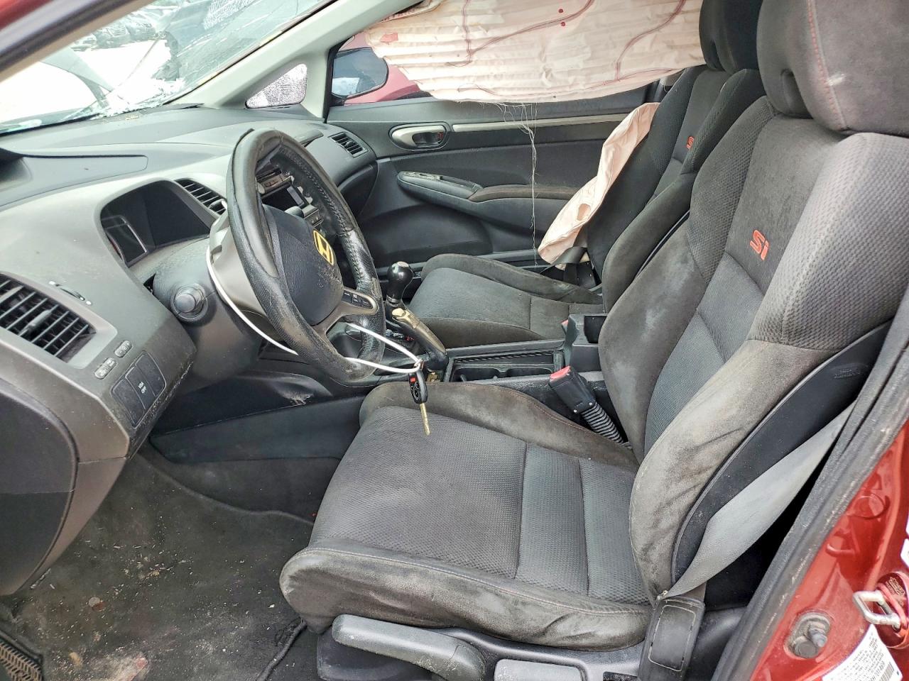2008 Honda Civic Si Orange vin: 2HGFA55538H701469