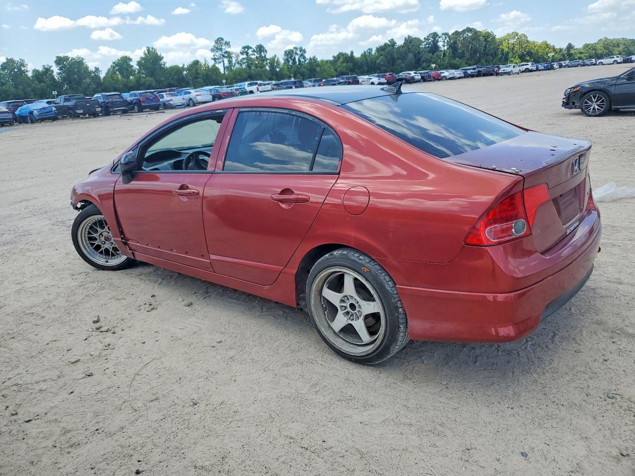 2008 Honda Civic Si Orange vin: 2HGFA55538H701469