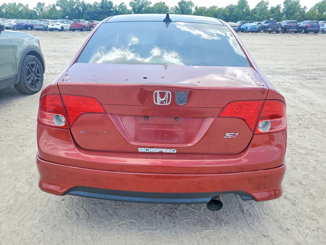 2008 Honda Civic Si Orange vin: 2HGFA55538H701469