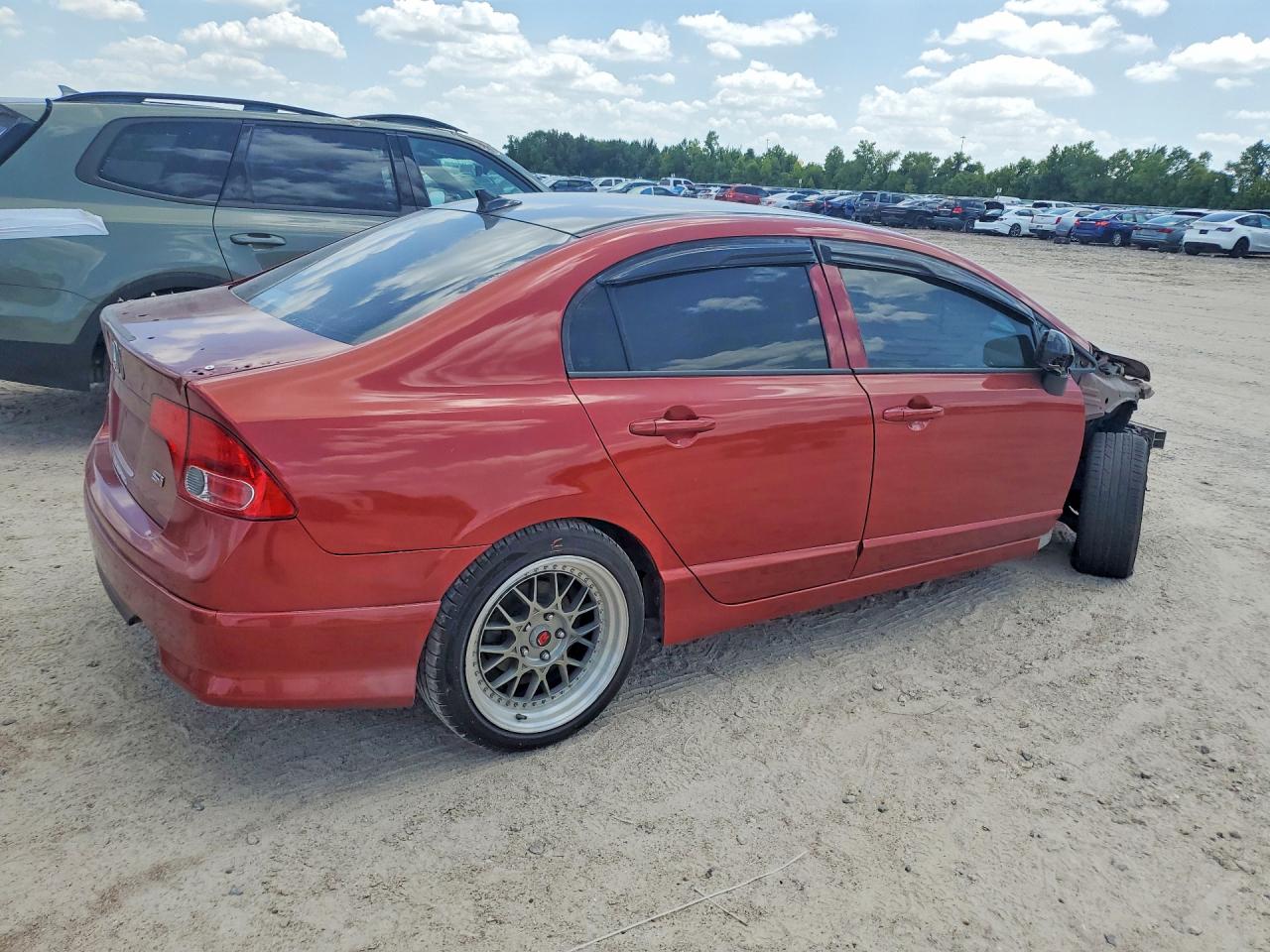 2008 Honda Civic Si Orange vin: 2HGFA55538H701469
