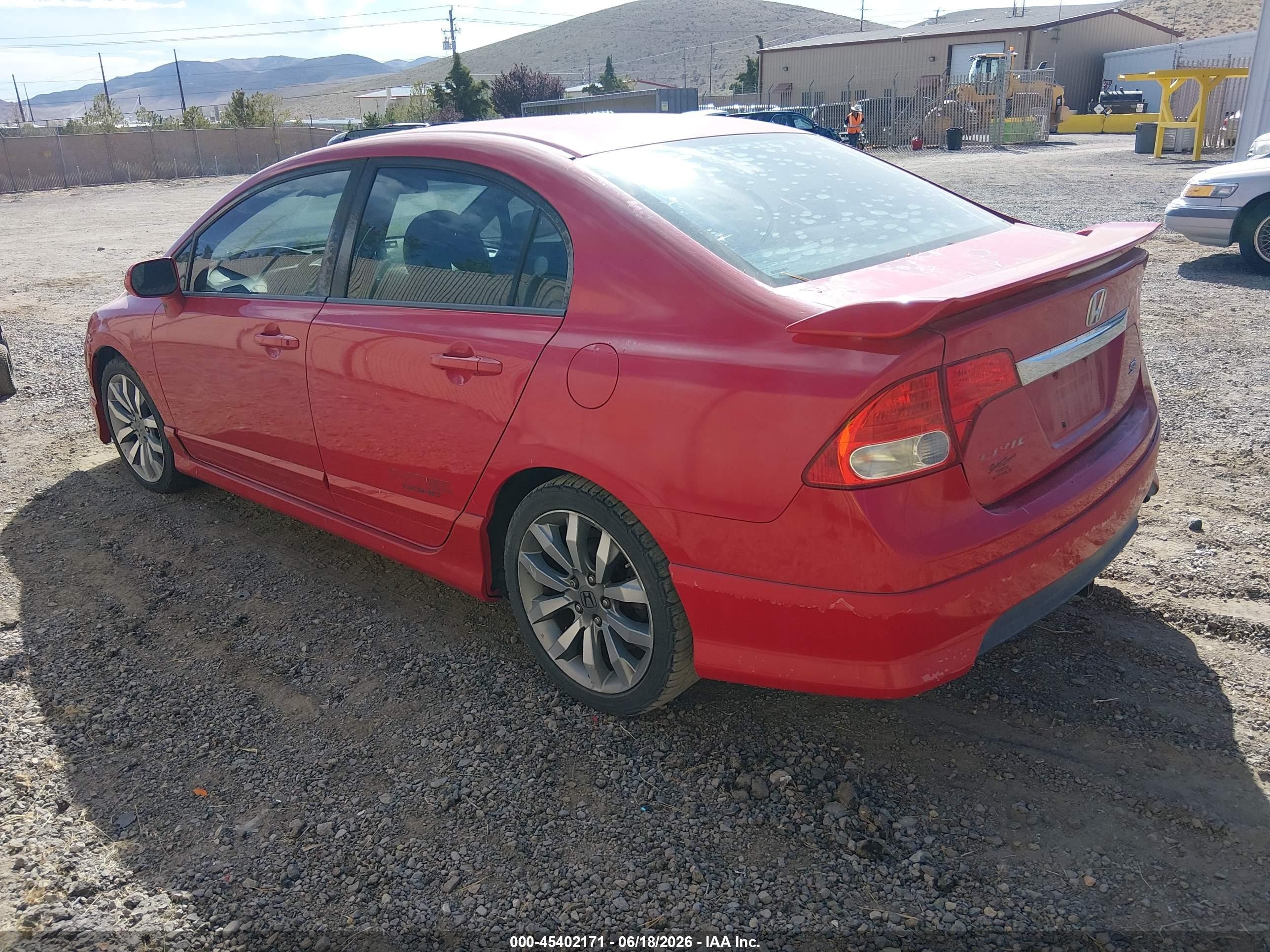 2009 Honda Civic Si Red vin: 2HGFA55539H705152