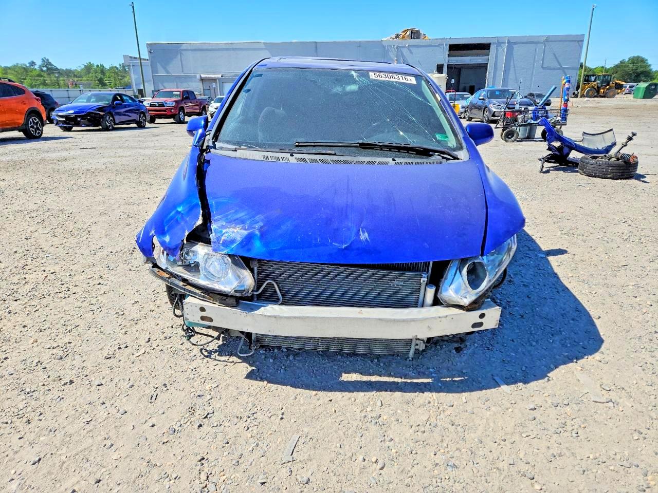 2009 Honda Civic Si Blue vin: 2HGFA55539H708391