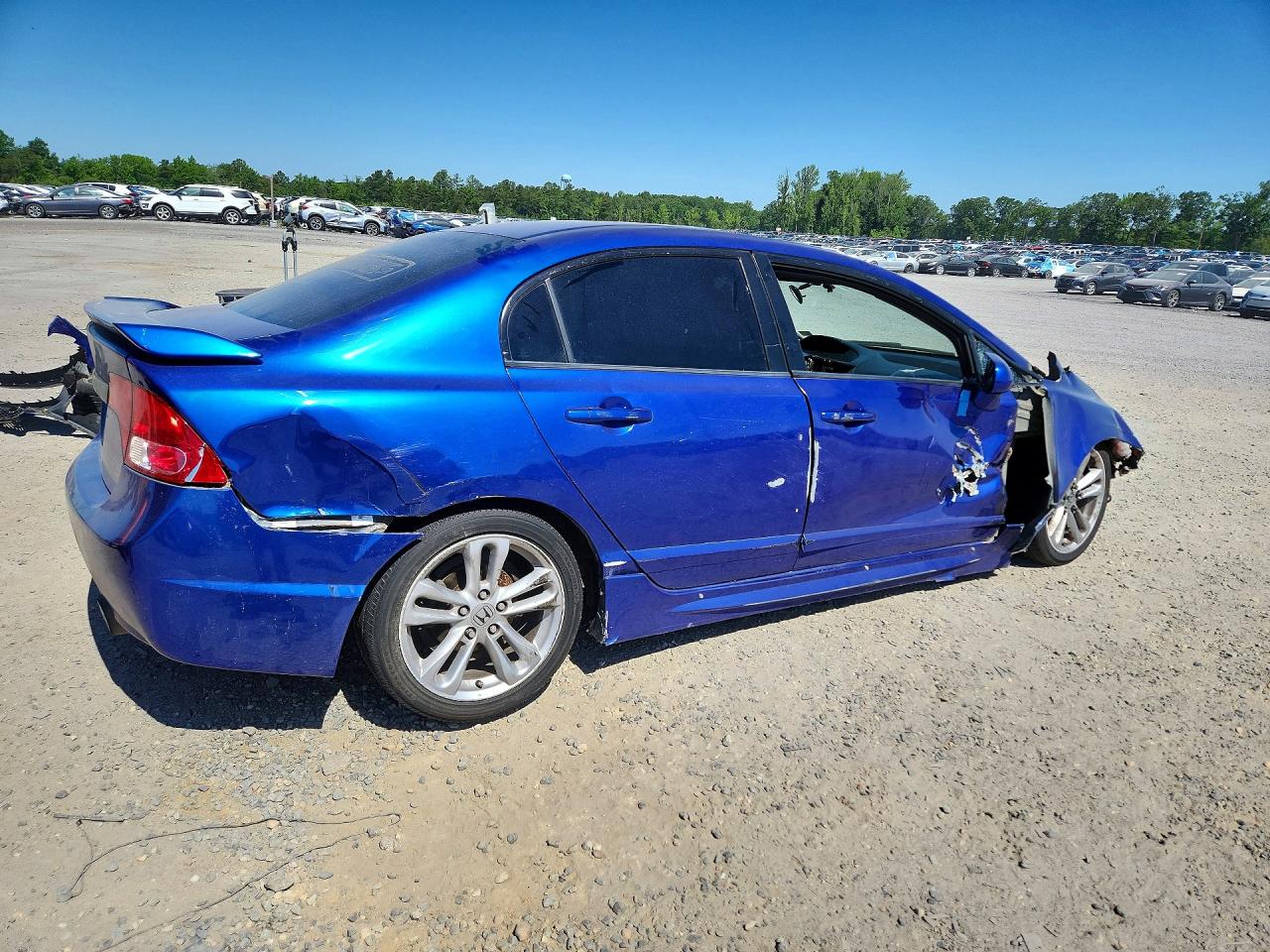 2009 Honda Civic Si Blue vin: 2HGFA55539H708391