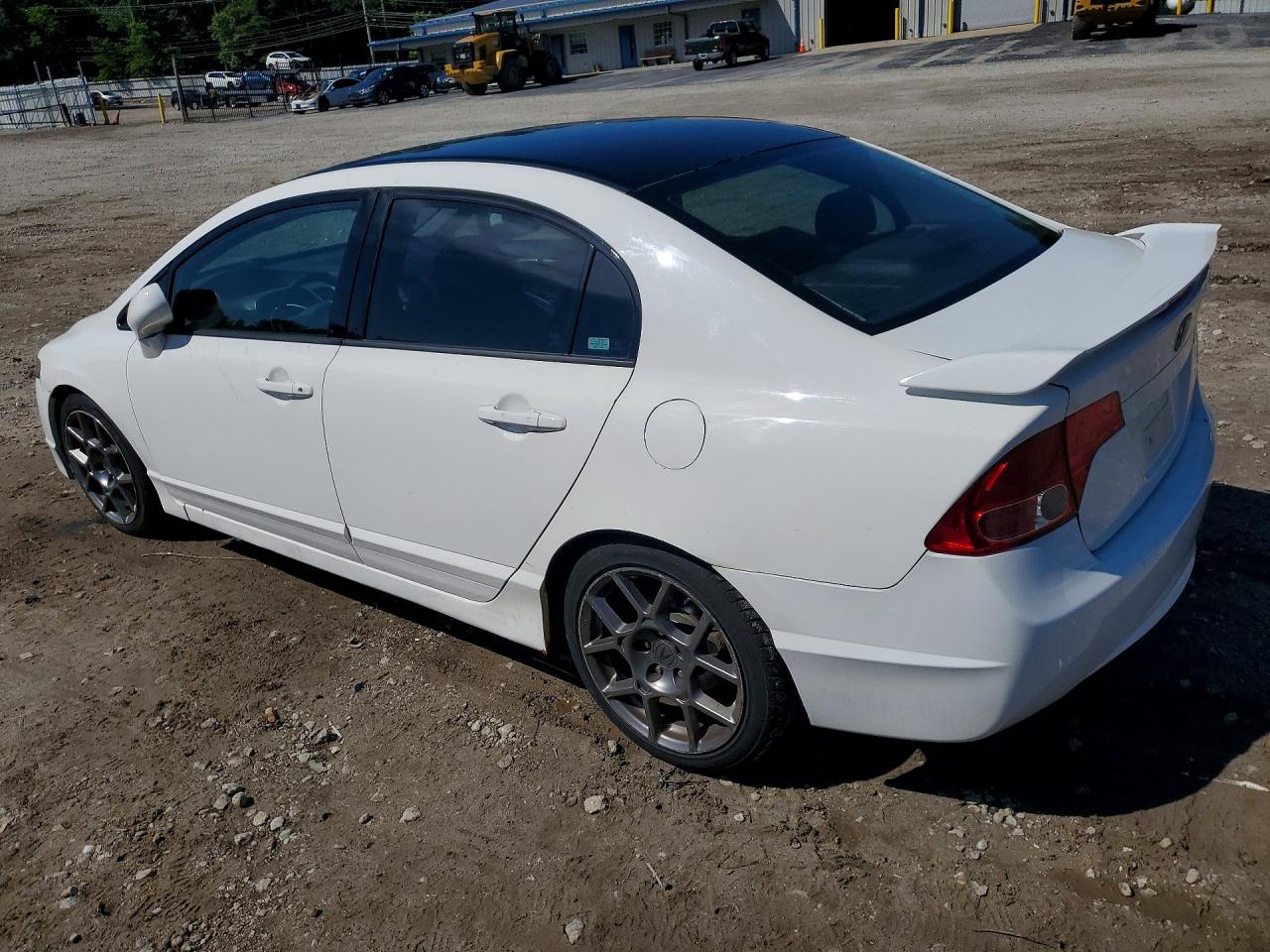 2007 Honda Civic Si White vin: 2HGFA55547H706095