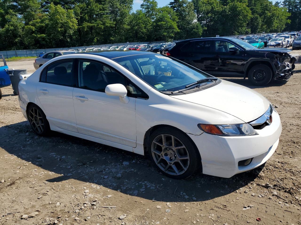 2007 Honda Civic Si White vin: 2HGFA55547H706095