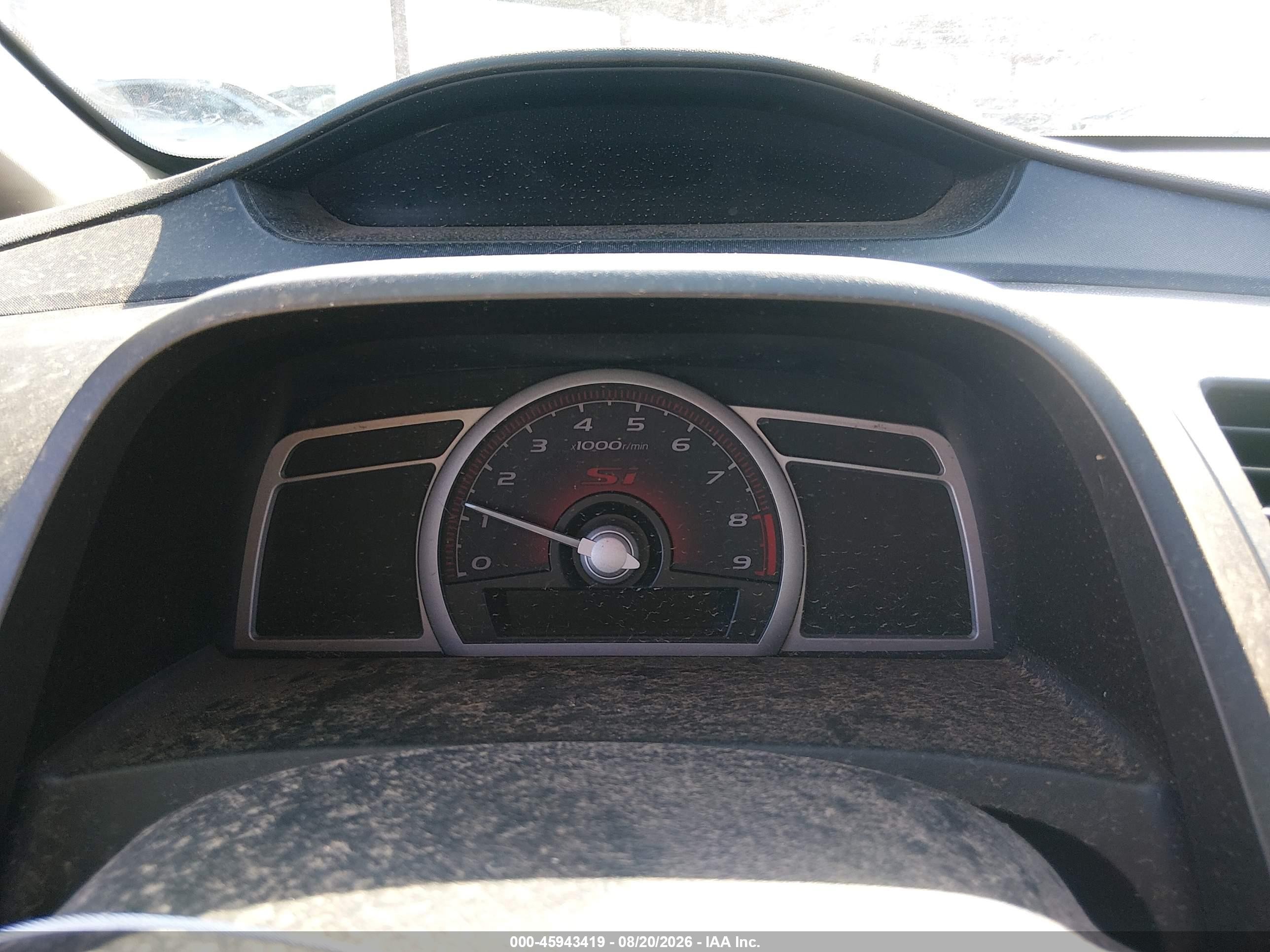 2007 Honda Civic Si Black vin: 2HGFA55547H707067