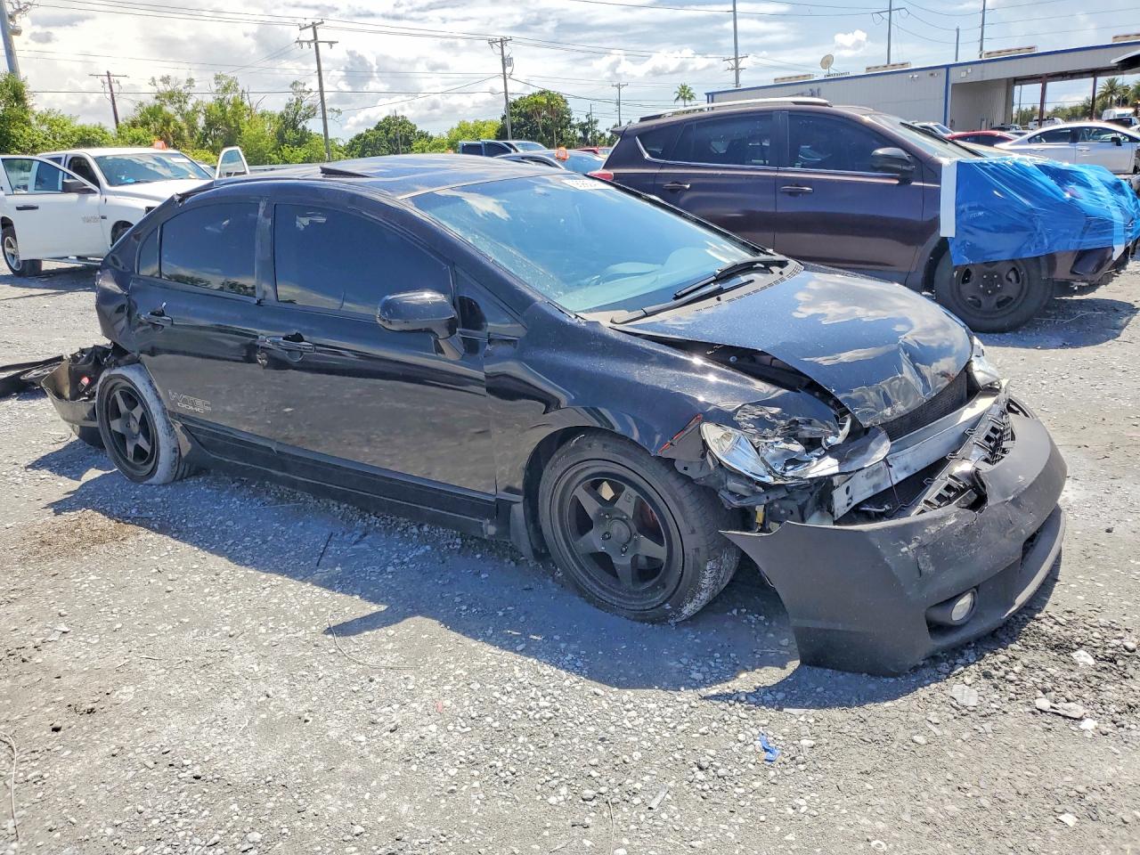 2007 Honda Civic Si Black vin: 2HGFA55547H710681