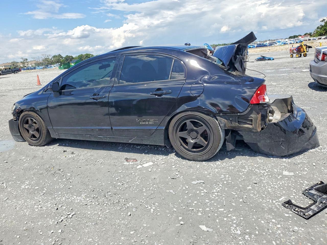 2007 Honda Civic Si Black vin: 2HGFA55547H710681