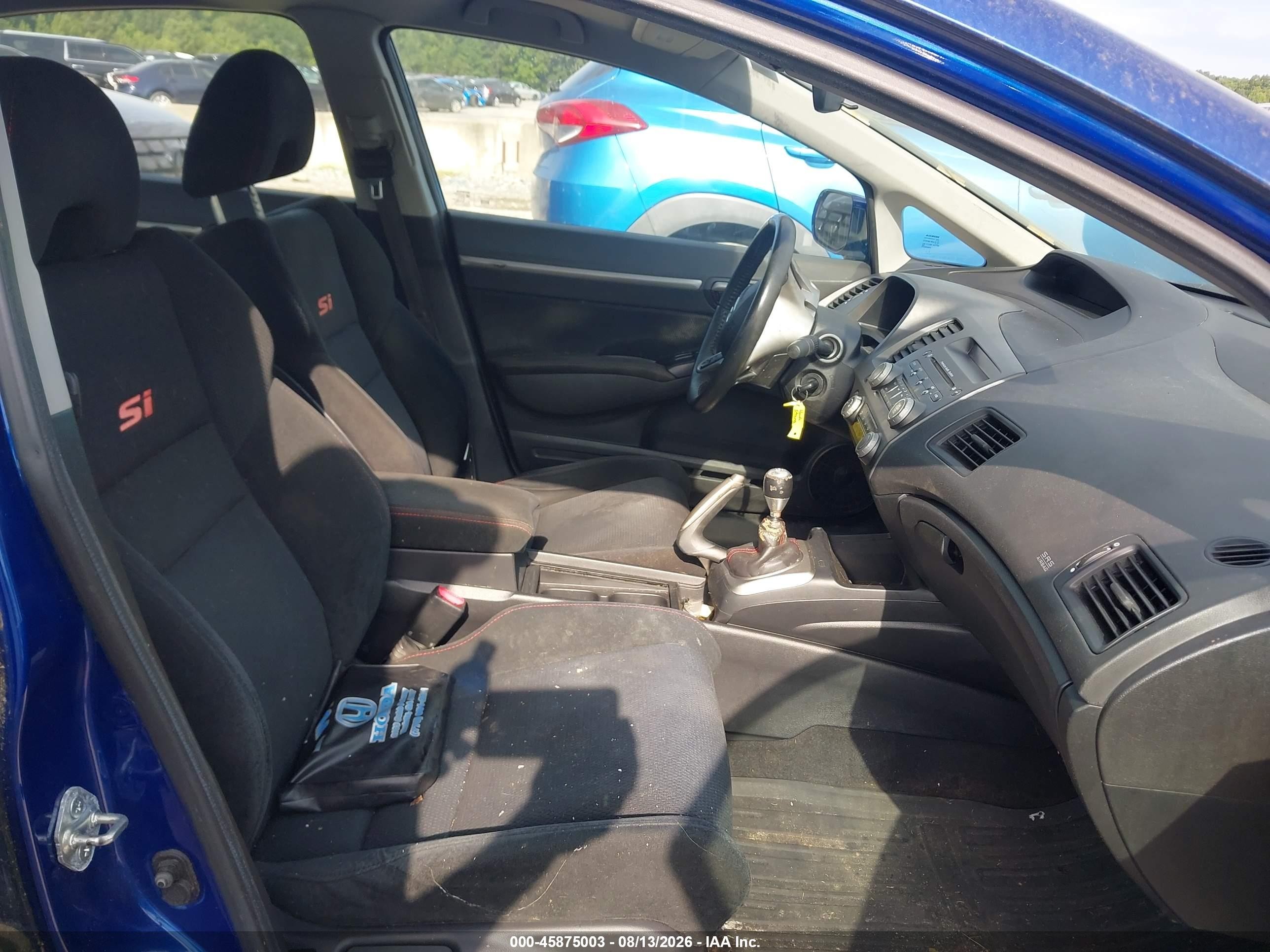 2008 Honda Civic Si/si Mugen Синий vin: 2HGFA55548H703053