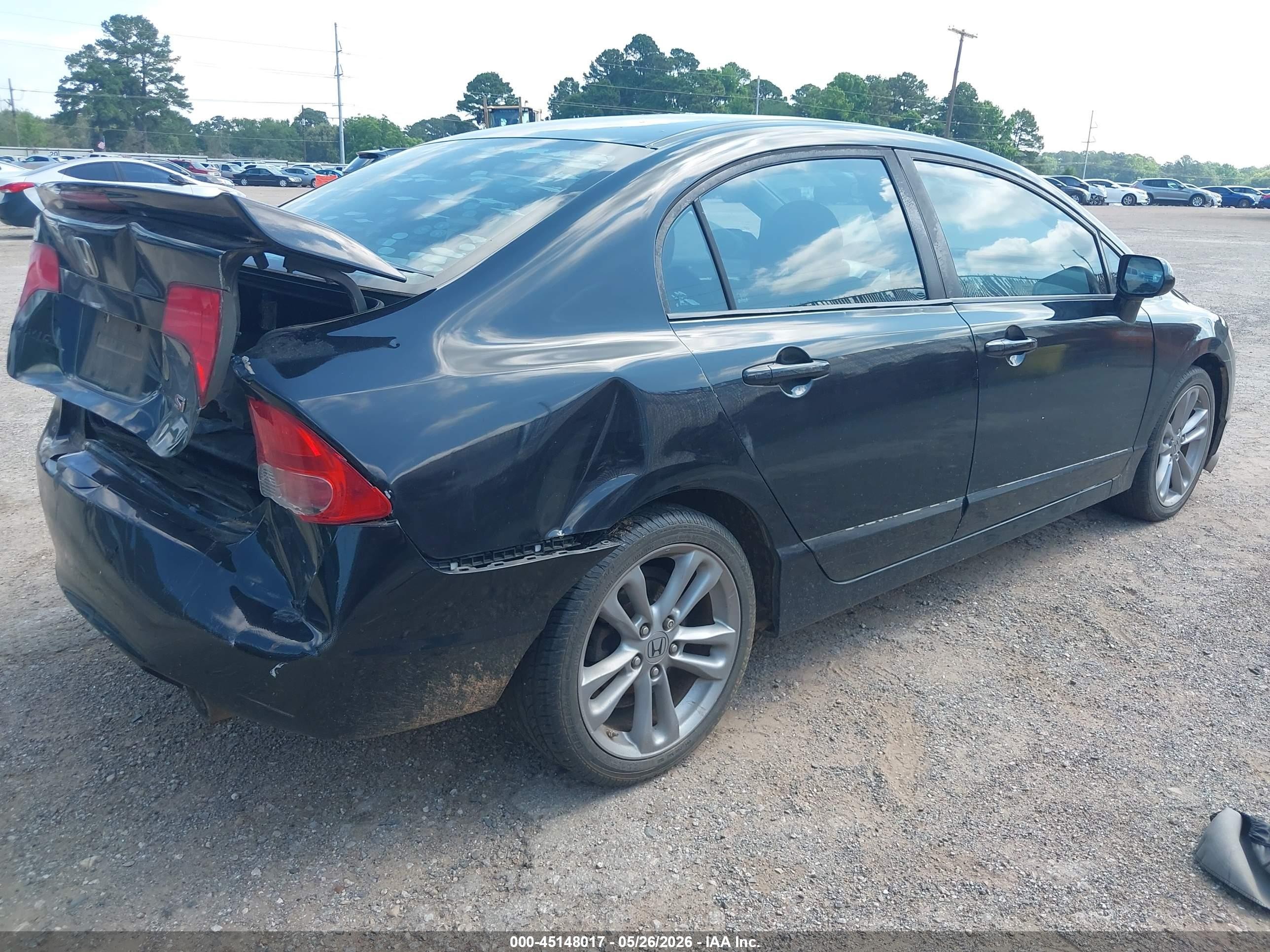2008 Honda Civic Si/si Mugen Black vin: 2HGFA55548H709418