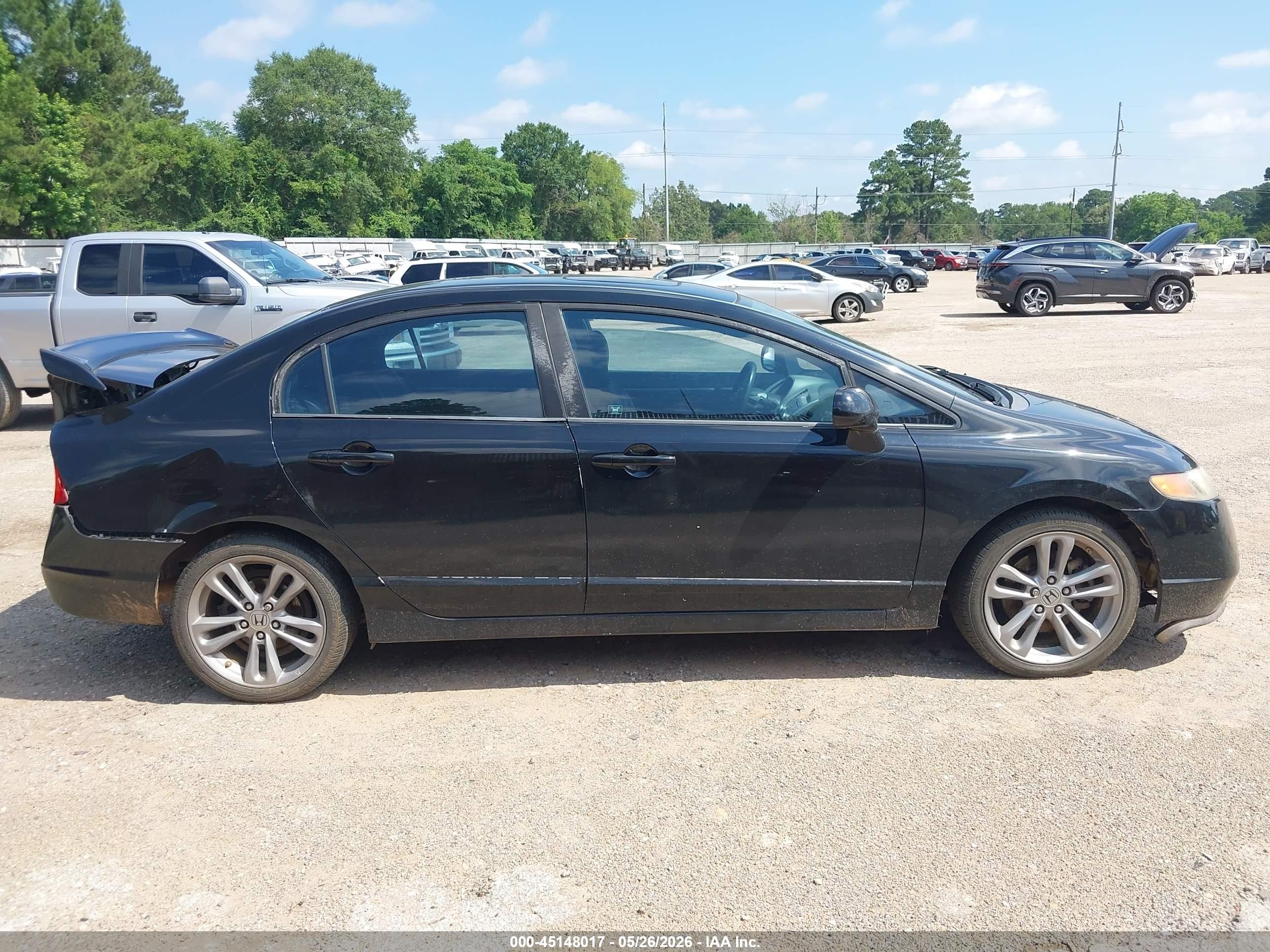 2008 Honda Civic Si/si Mugen Black vin: 2HGFA55548H709418