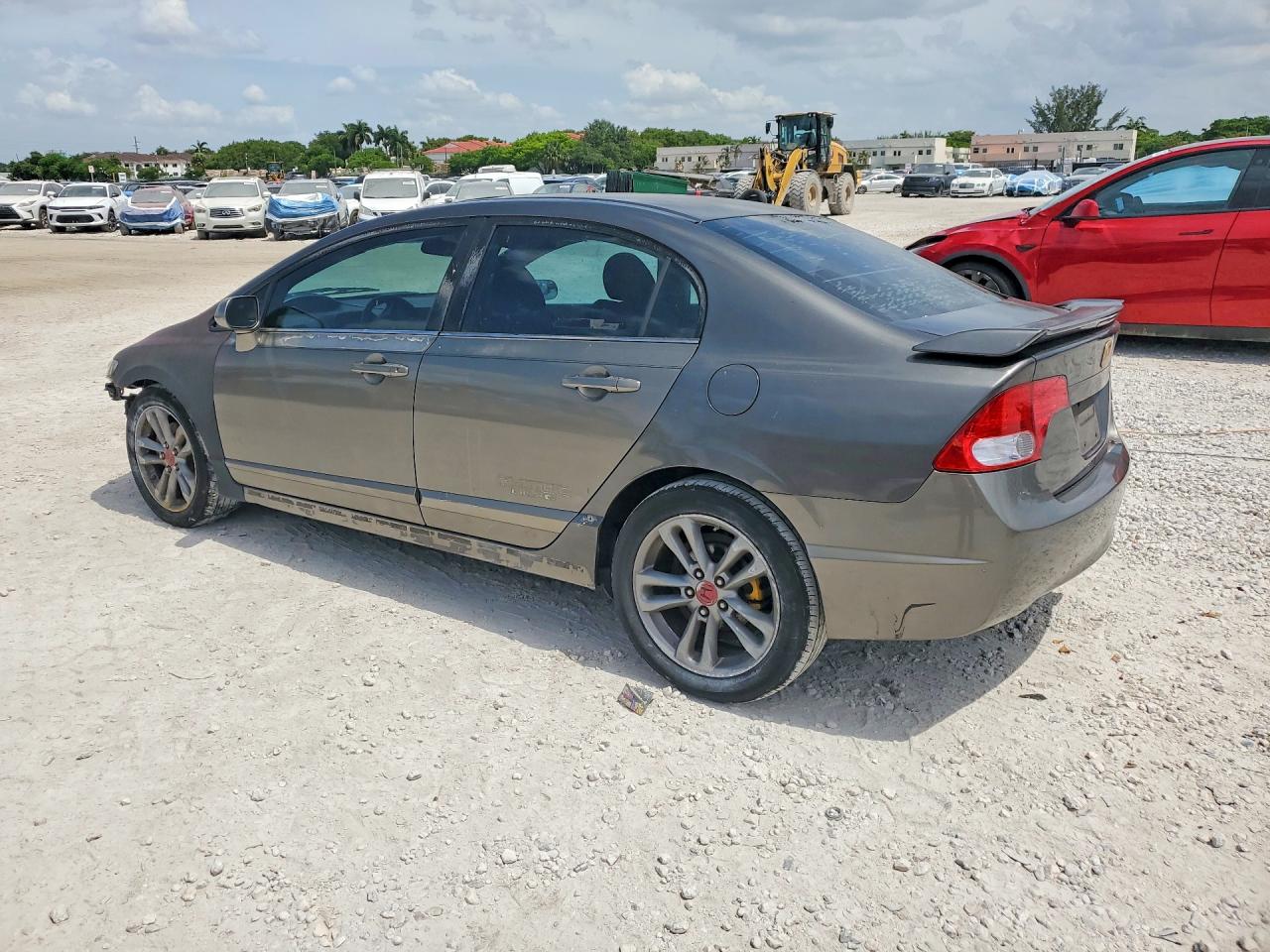 2007 Honda Civic Si Серый vin: 2HGFA55557H701746