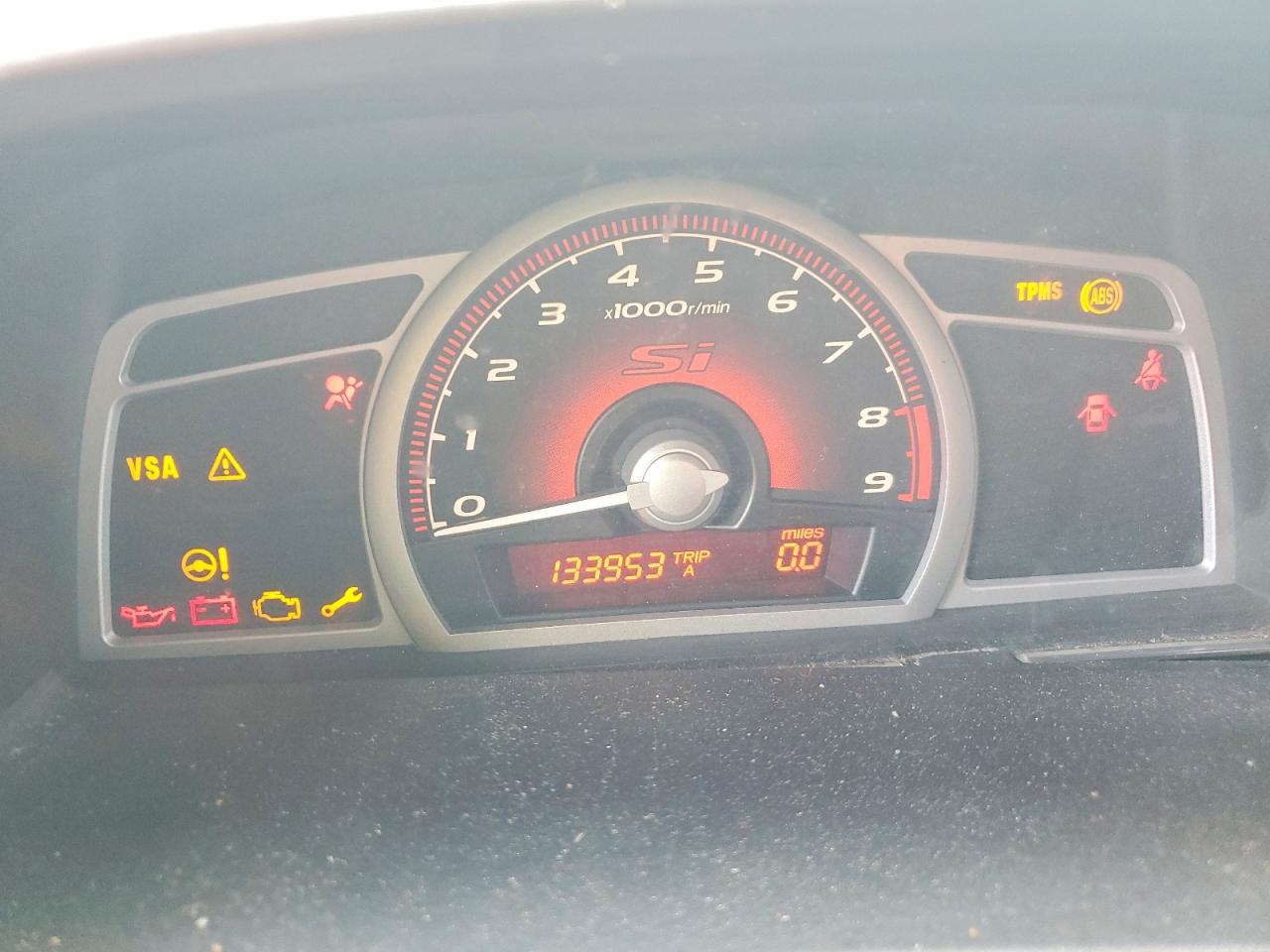 2007 Honda Civic Si Серый vin: 2HGFA55557H701746