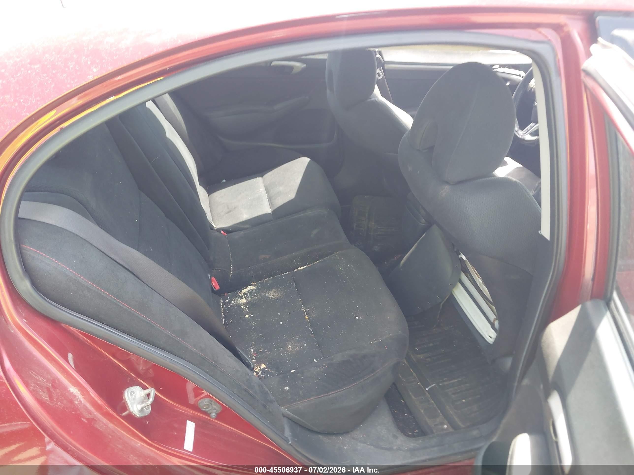 2007 Honda Civic Si Red vin: 2HGFA55557H712696