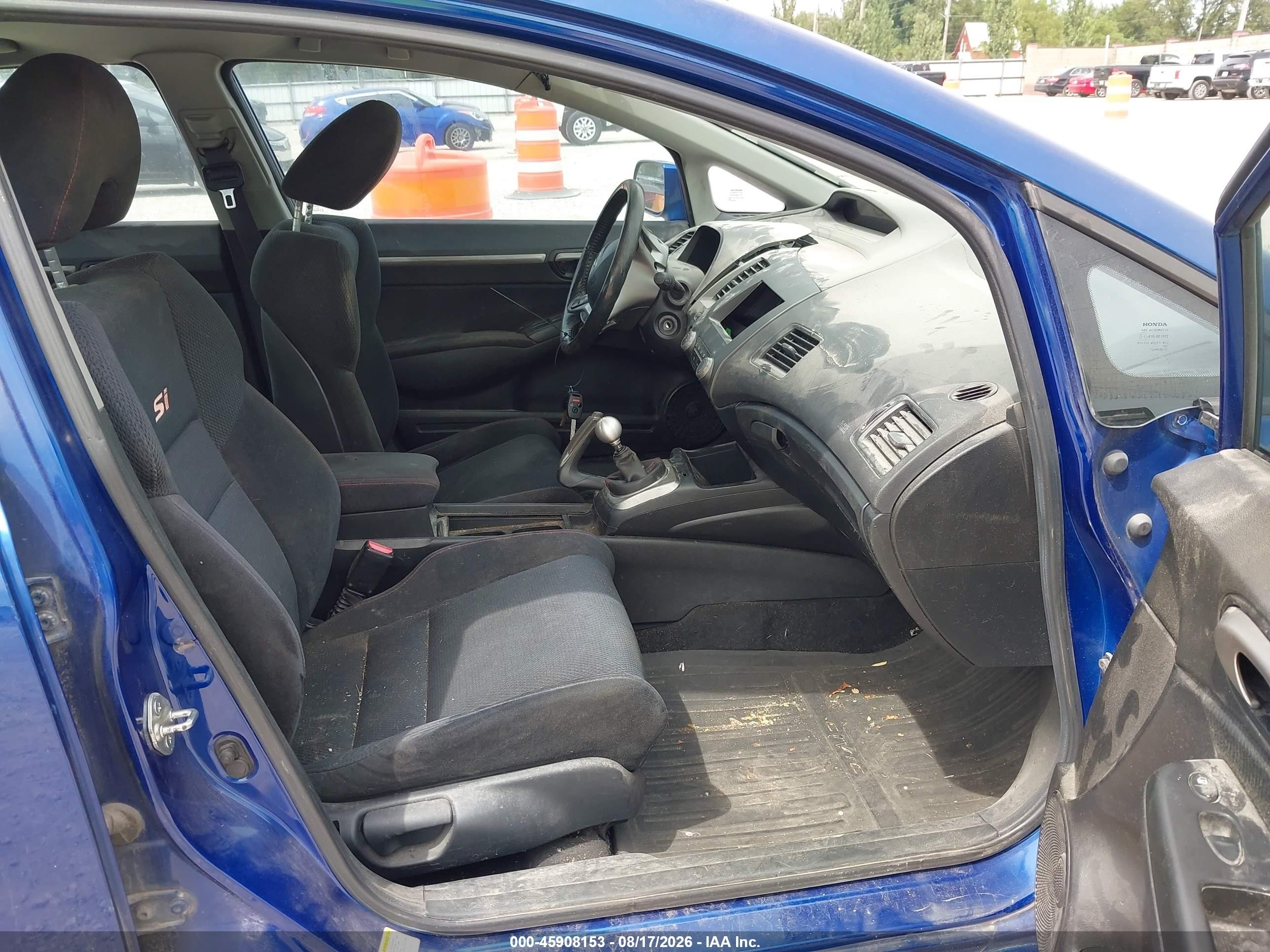 2008 Honda Civic Si/si Mugen Синий vin: 2HGFA55568H703264