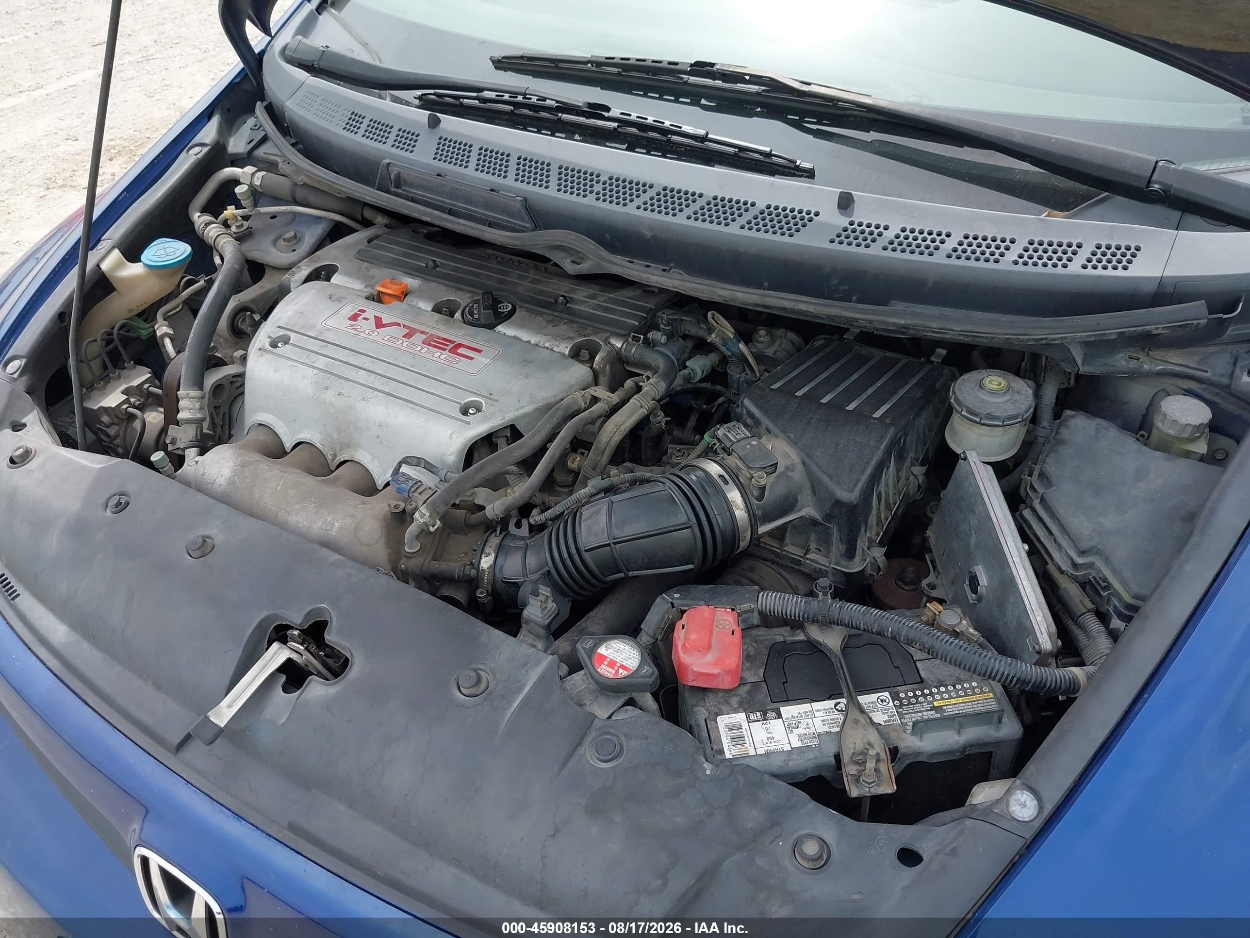 2008 Honda Civic Si/si Mugen Синий vin: 2HGFA55568H703264
