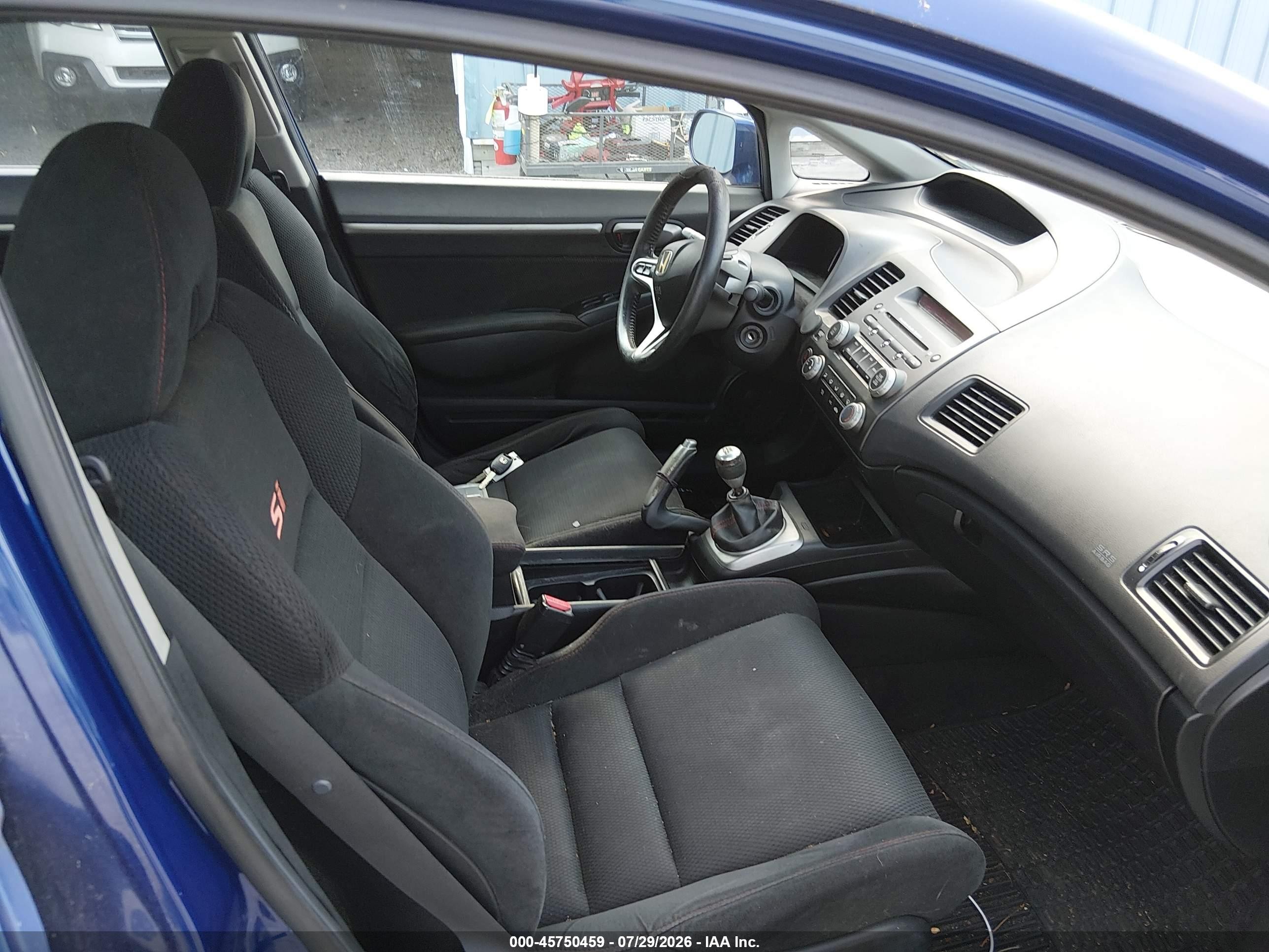 2008 Honda Civic Si/si Mugen Blue vin: 2HGFA55568H706424