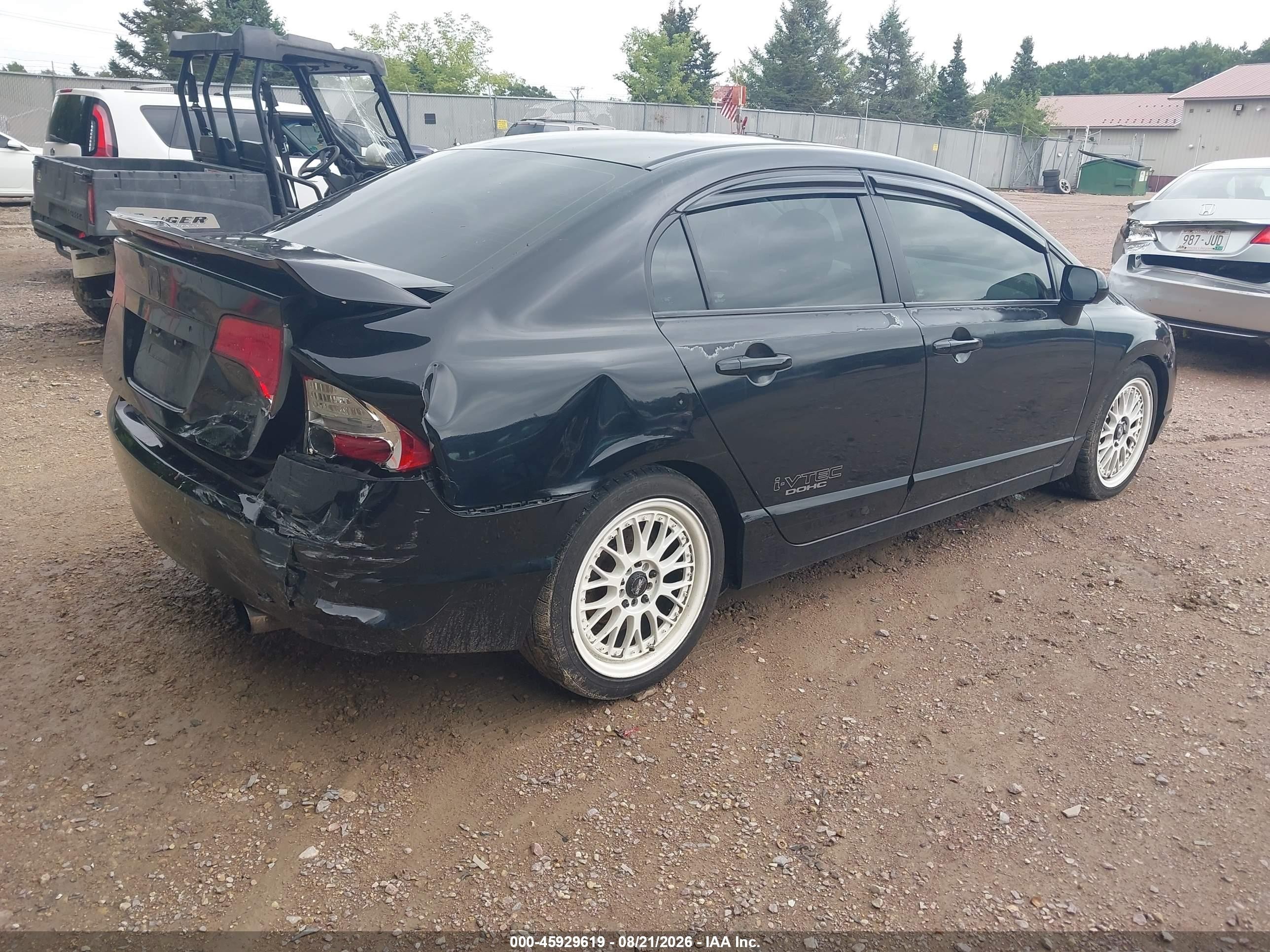 2008 Honda Civic Si/si Mugen Black vin: 2HGFA55568H709596