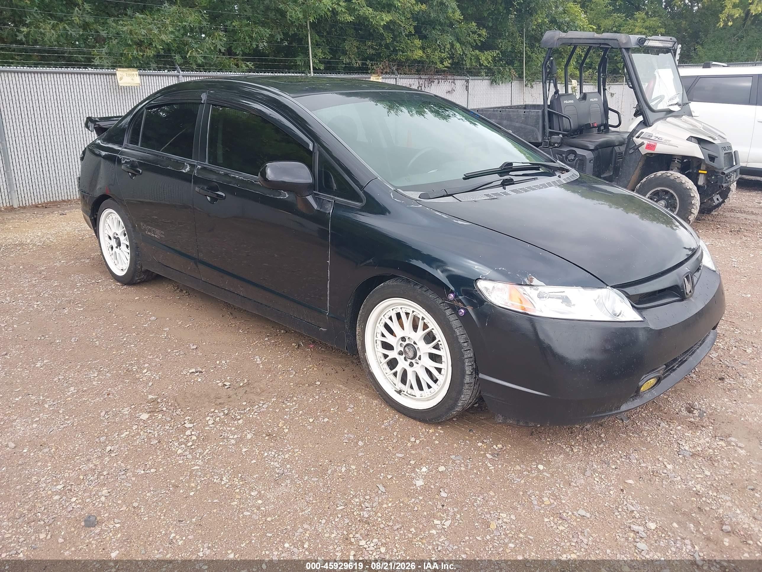 2008 Honda Civic Si/si Mugen Black vin: 2HGFA55568H709596