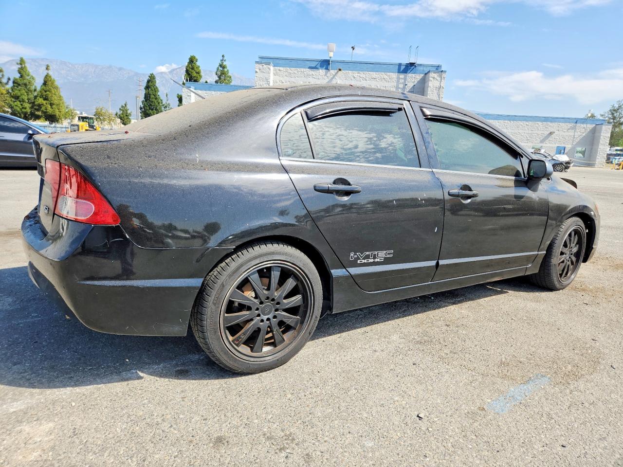 2008 Honda Civic Si Black vin: 2HGFA55568H709758