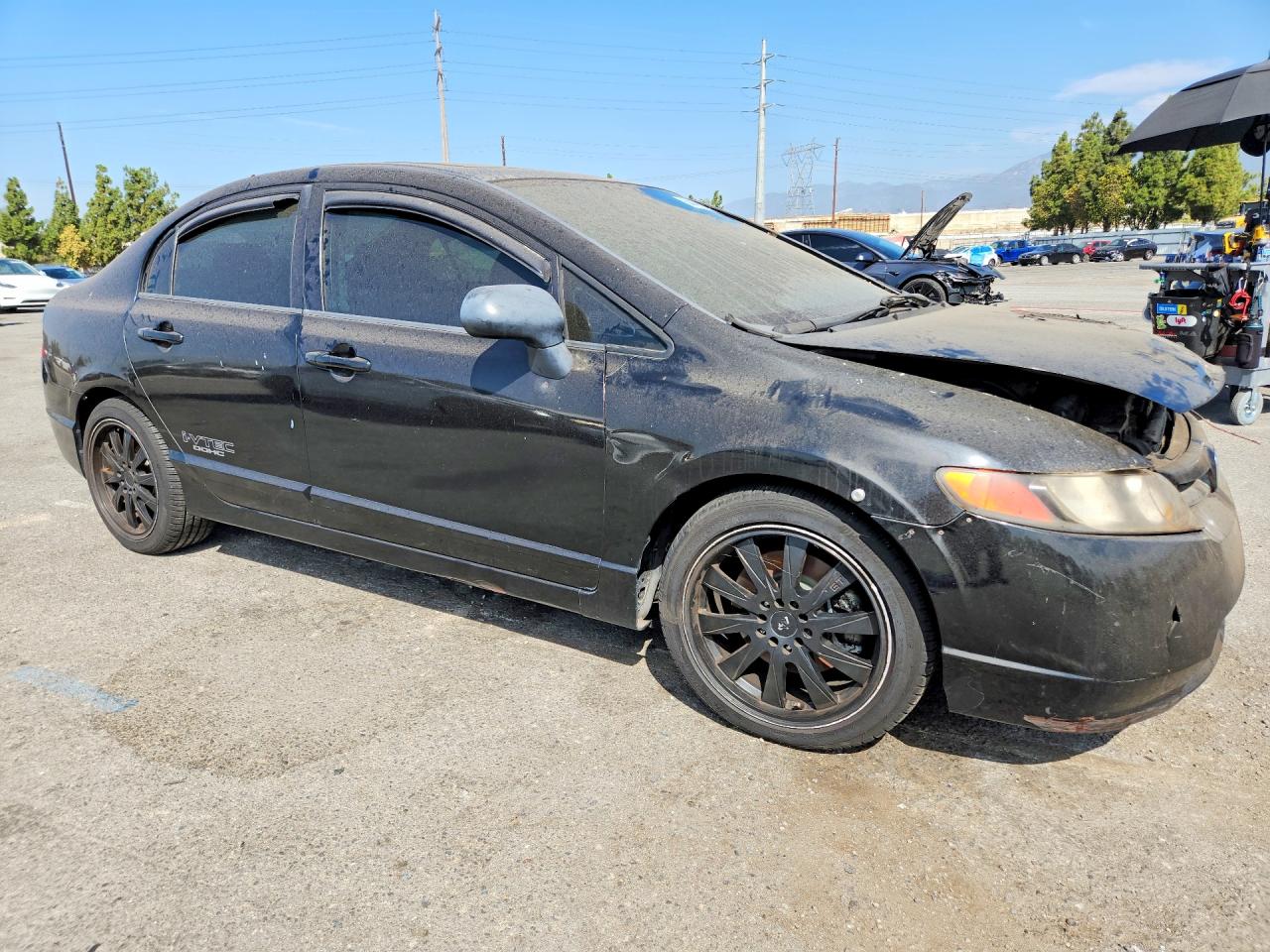 2008 Honda Civic Si Black vin: 2HGFA55568H709758