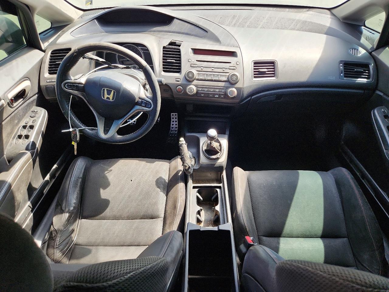 2008 Honda Civic Si Black vin: 2HGFA55568H709758