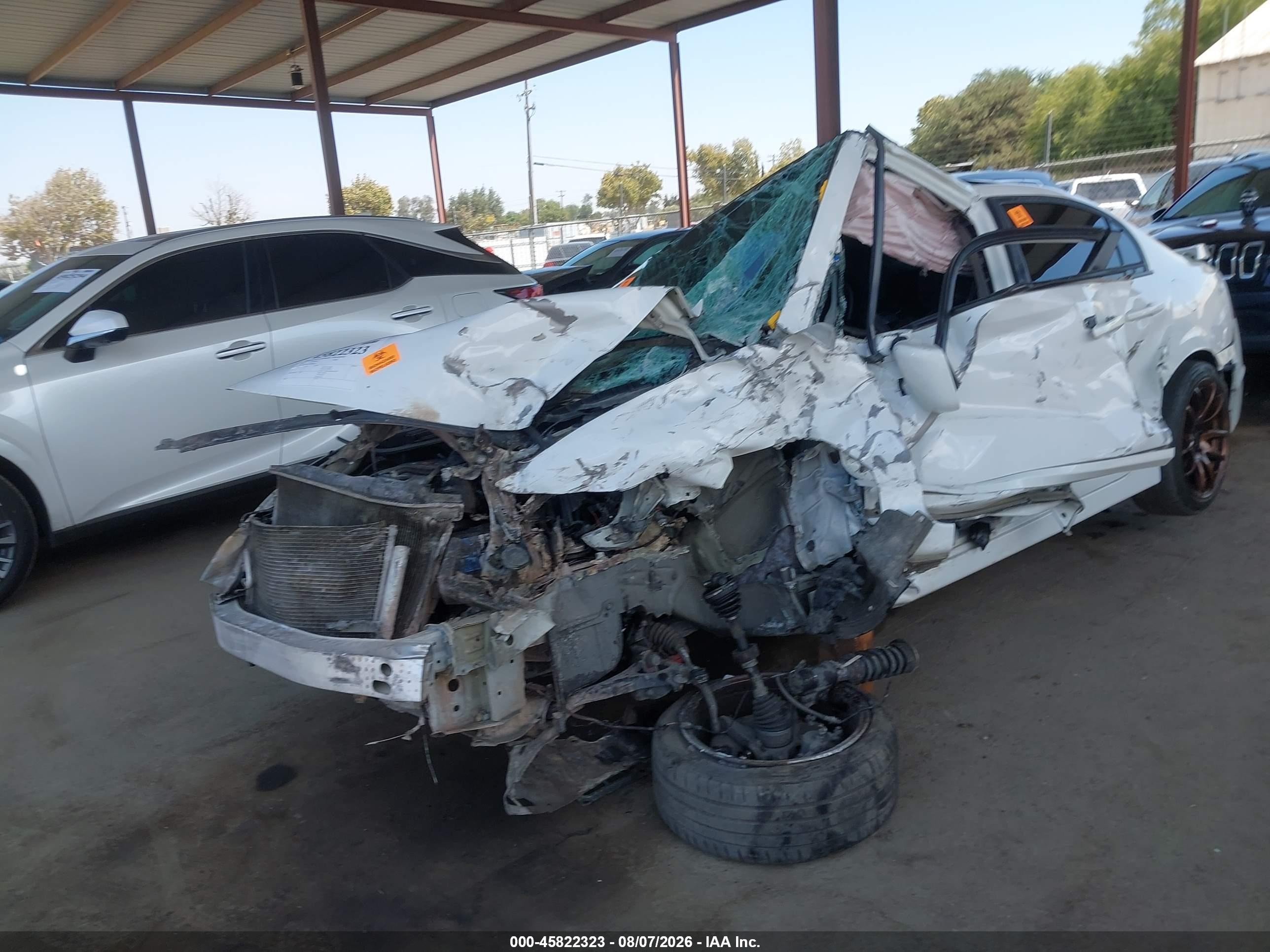 2009 Honda Civic Si White vin: 2HGFA55569H708627