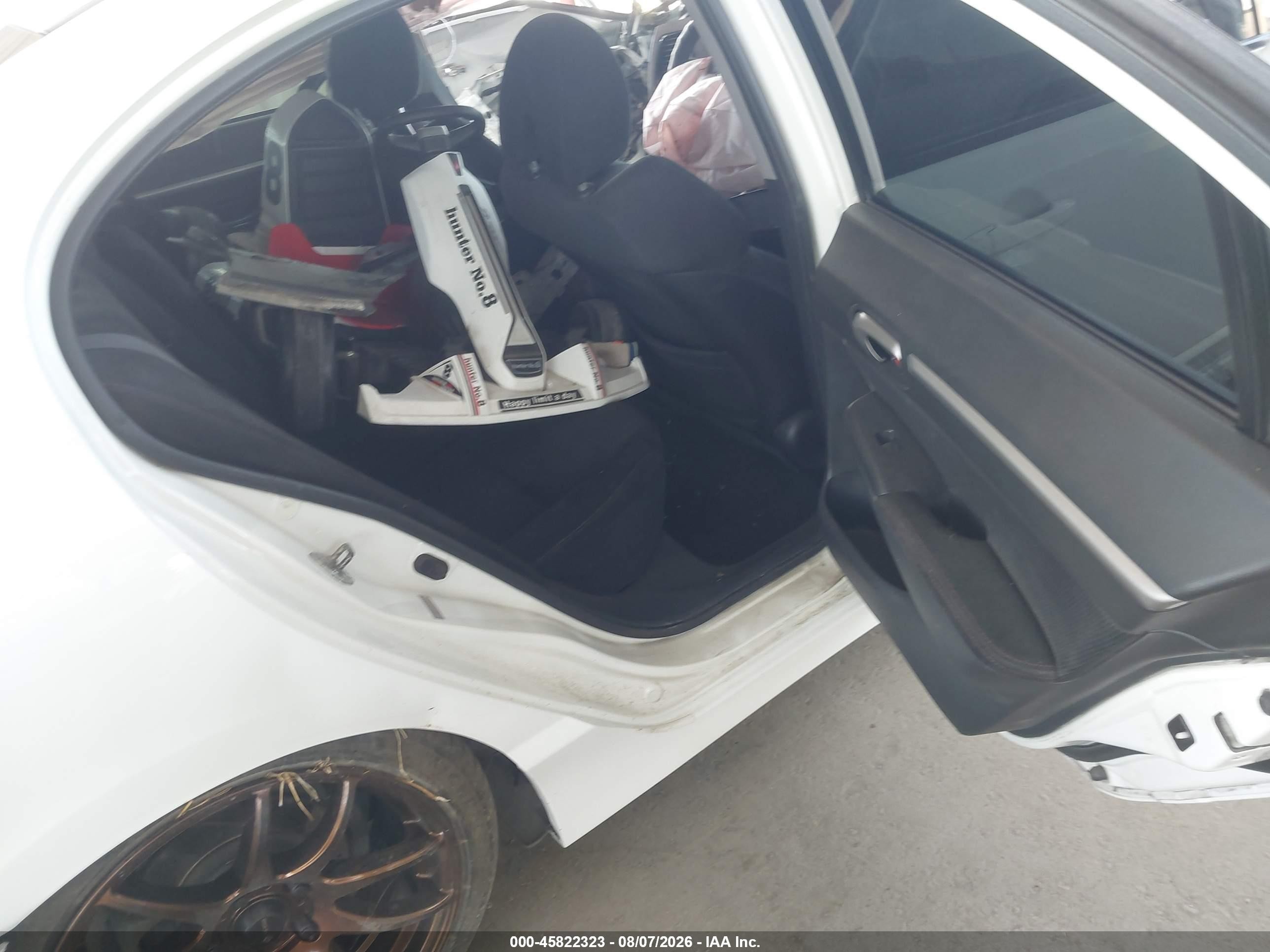 2009 Honda Civic Si White vin: 2HGFA55569H708627
