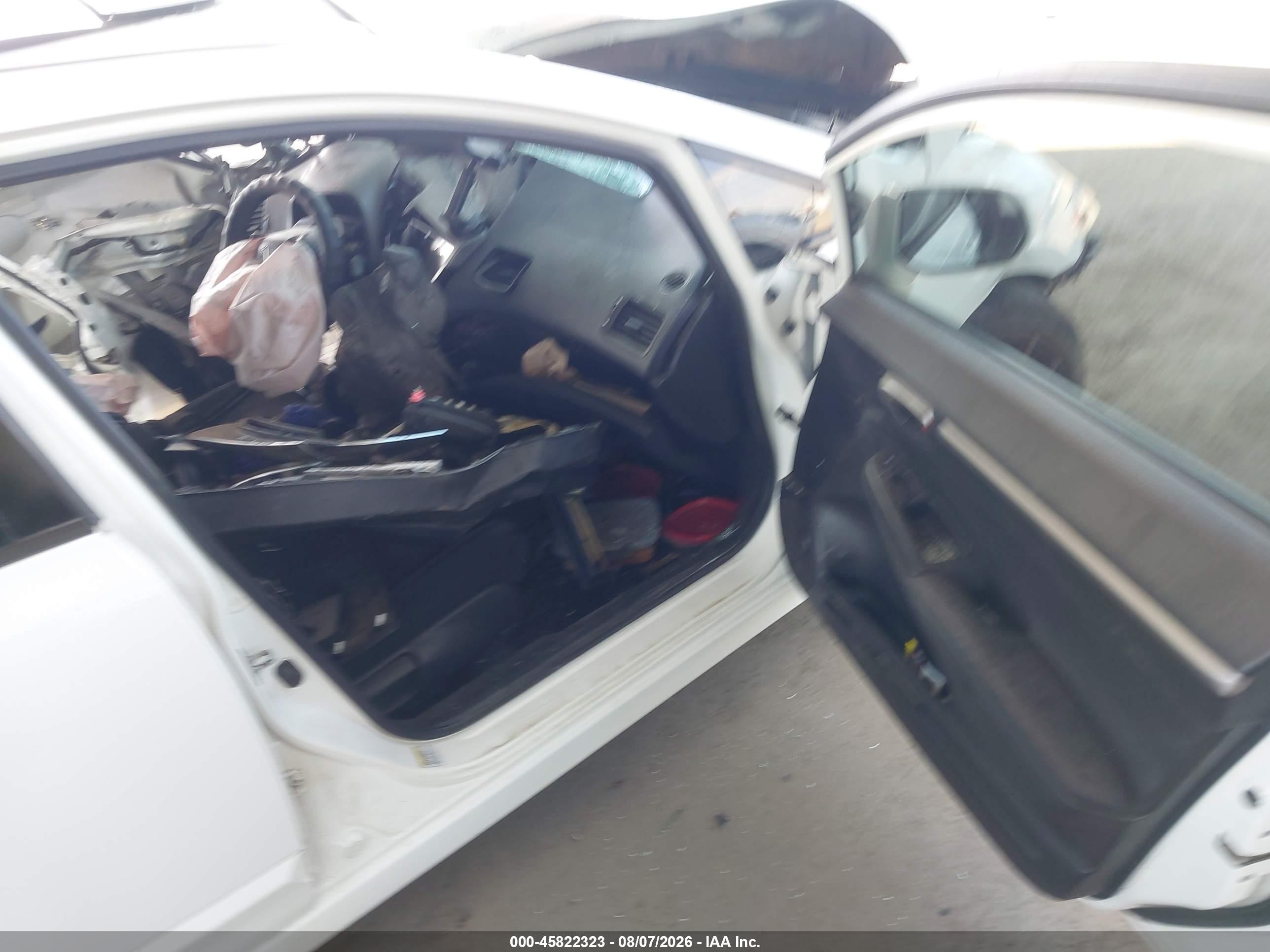 2009 Honda Civic Si White vin: 2HGFA55569H708627